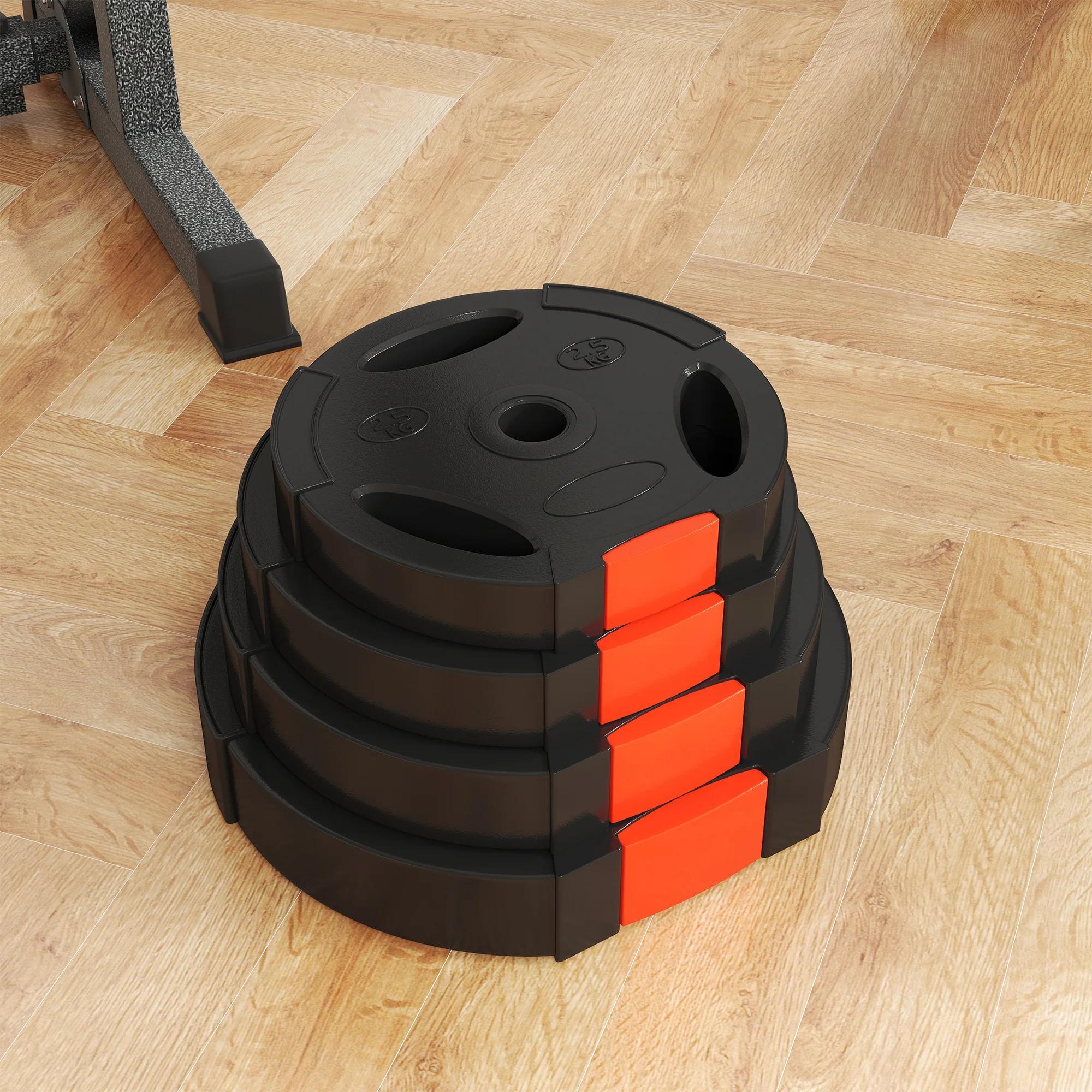 SPORTNOW Olympic Weight Plates Set For Home Gym - Image 18