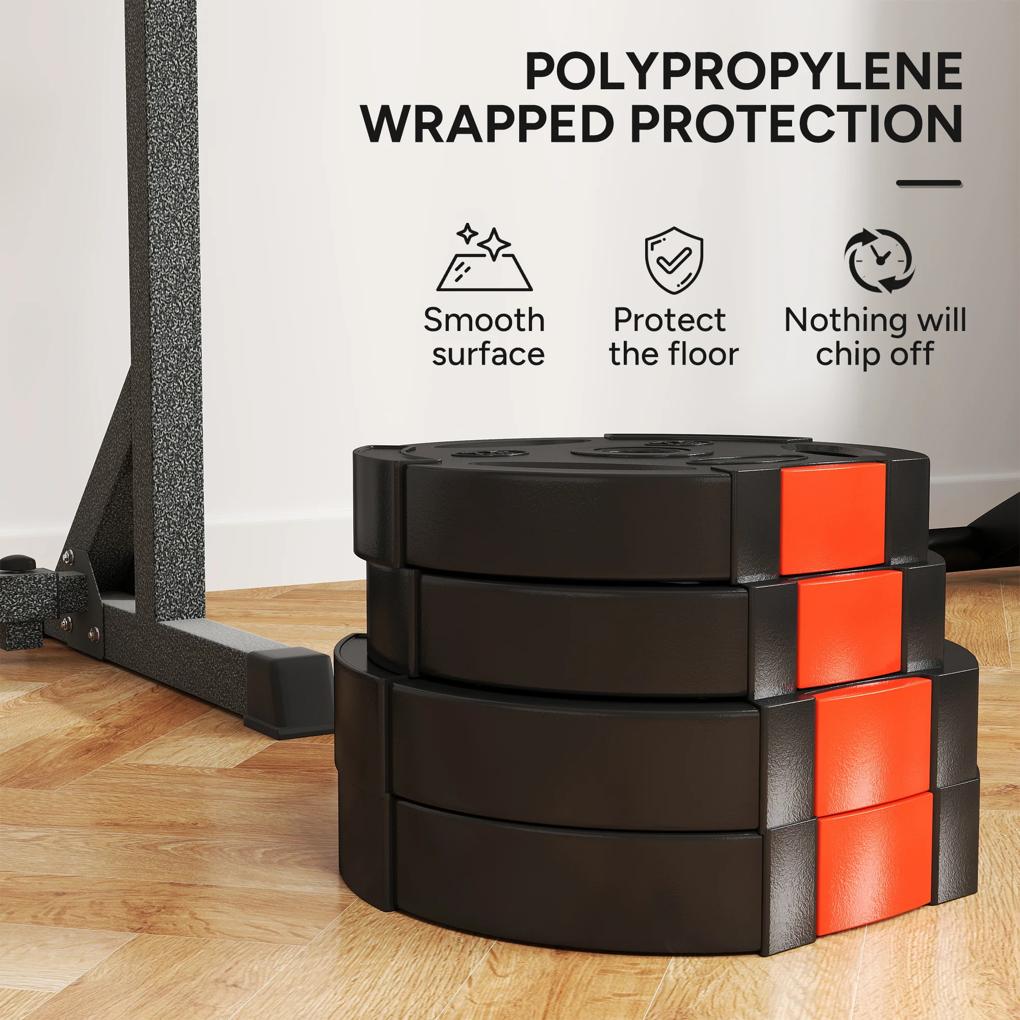 SPORTNOW Olympic Weight Plates Set For Home Gym - Image 24