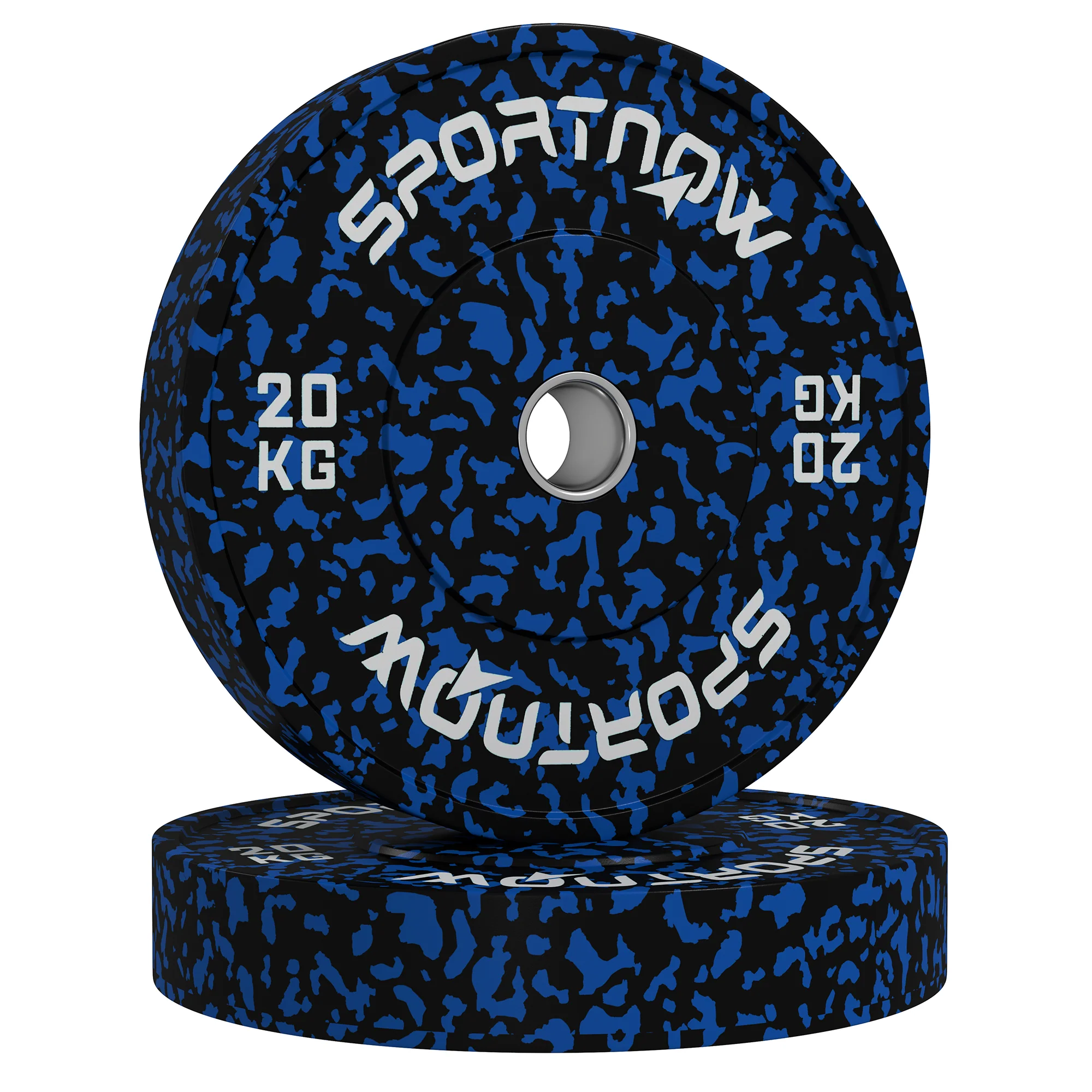 SPORTNOW Olympic Weight Plates With 5cm Holes For Weight Lifting - Image 19