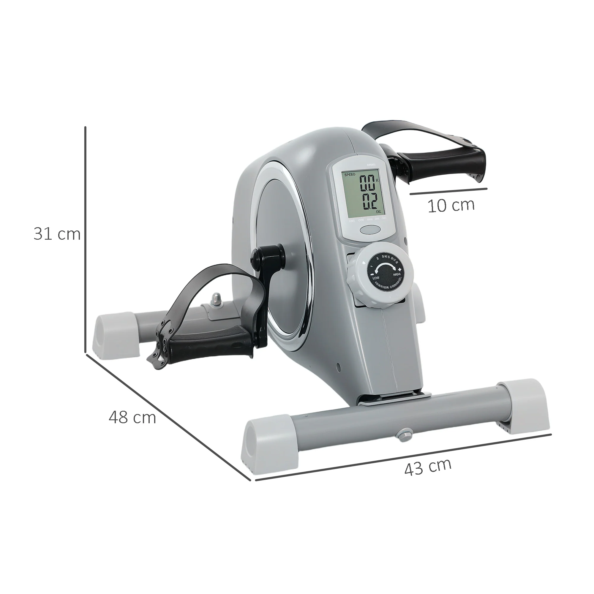 SPORTNOW Pedal Exerciser with 8-Level Magnetic Resistance - Image 5