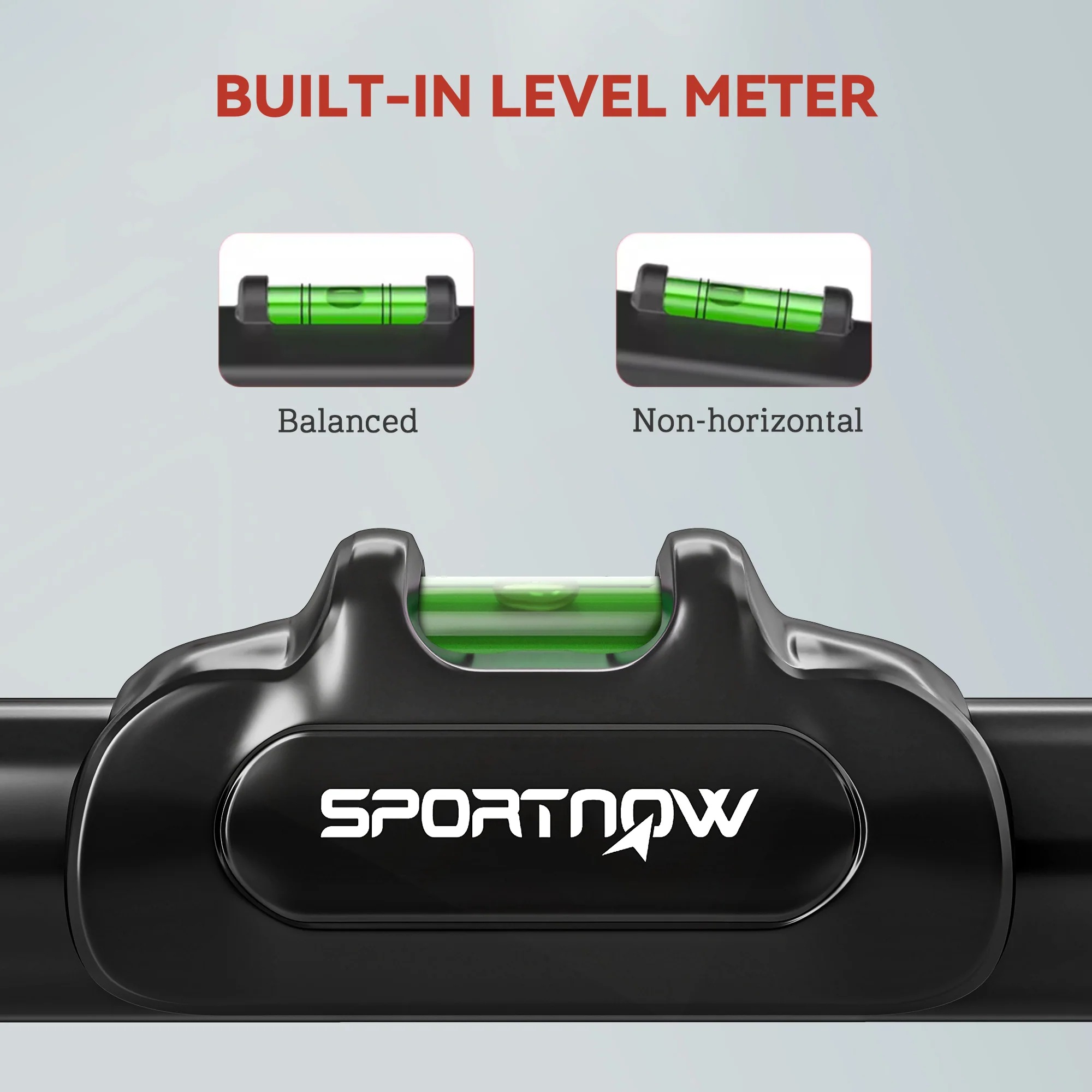 SPORTNOW Pull Up Bar Doorway From 96-130 Cm (37.8 Inch - 51.2 Inch), No Screws - Image 4