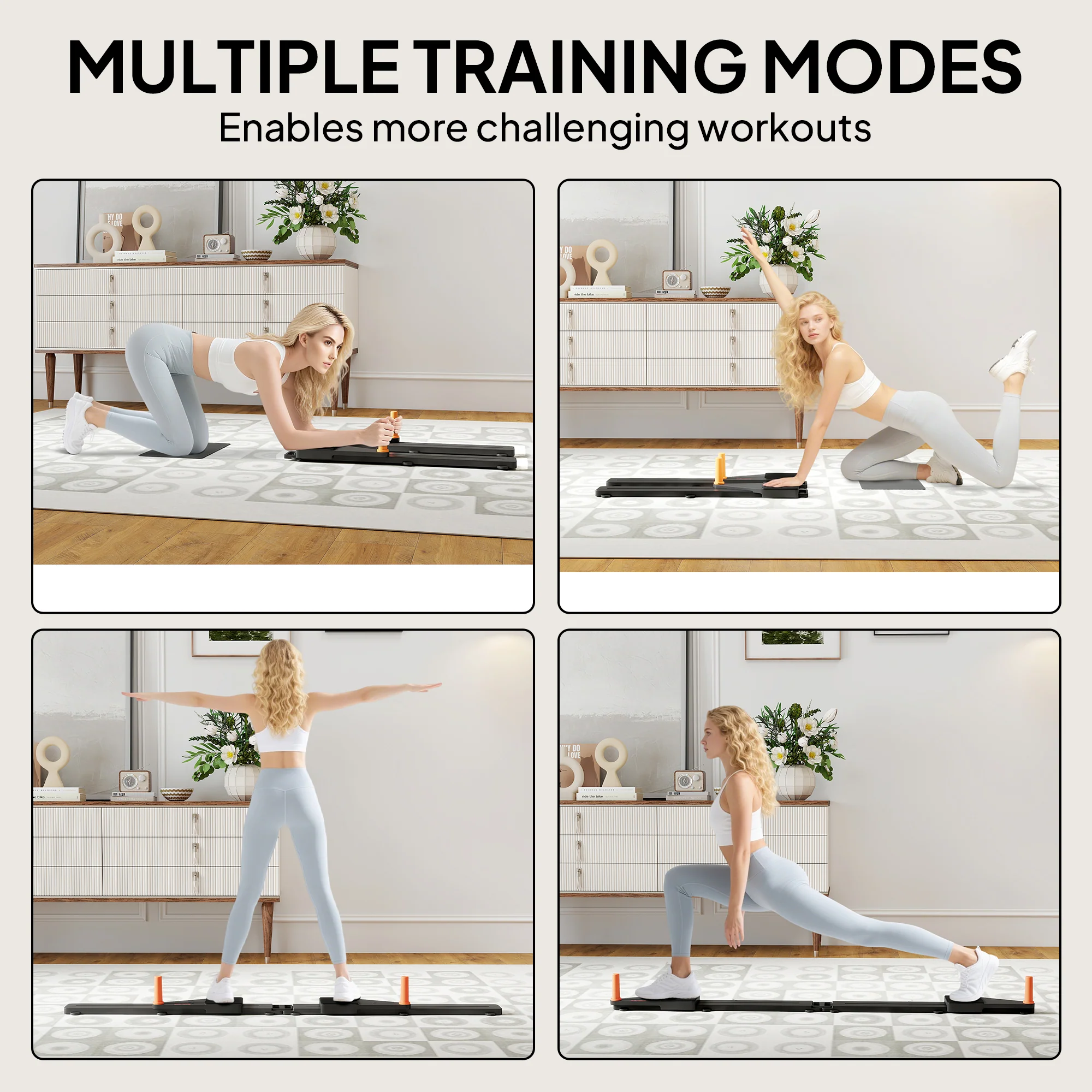 SPORTNOW Push Up Board Set of 2, Portable Press Up Board for Home Gym - Image 3