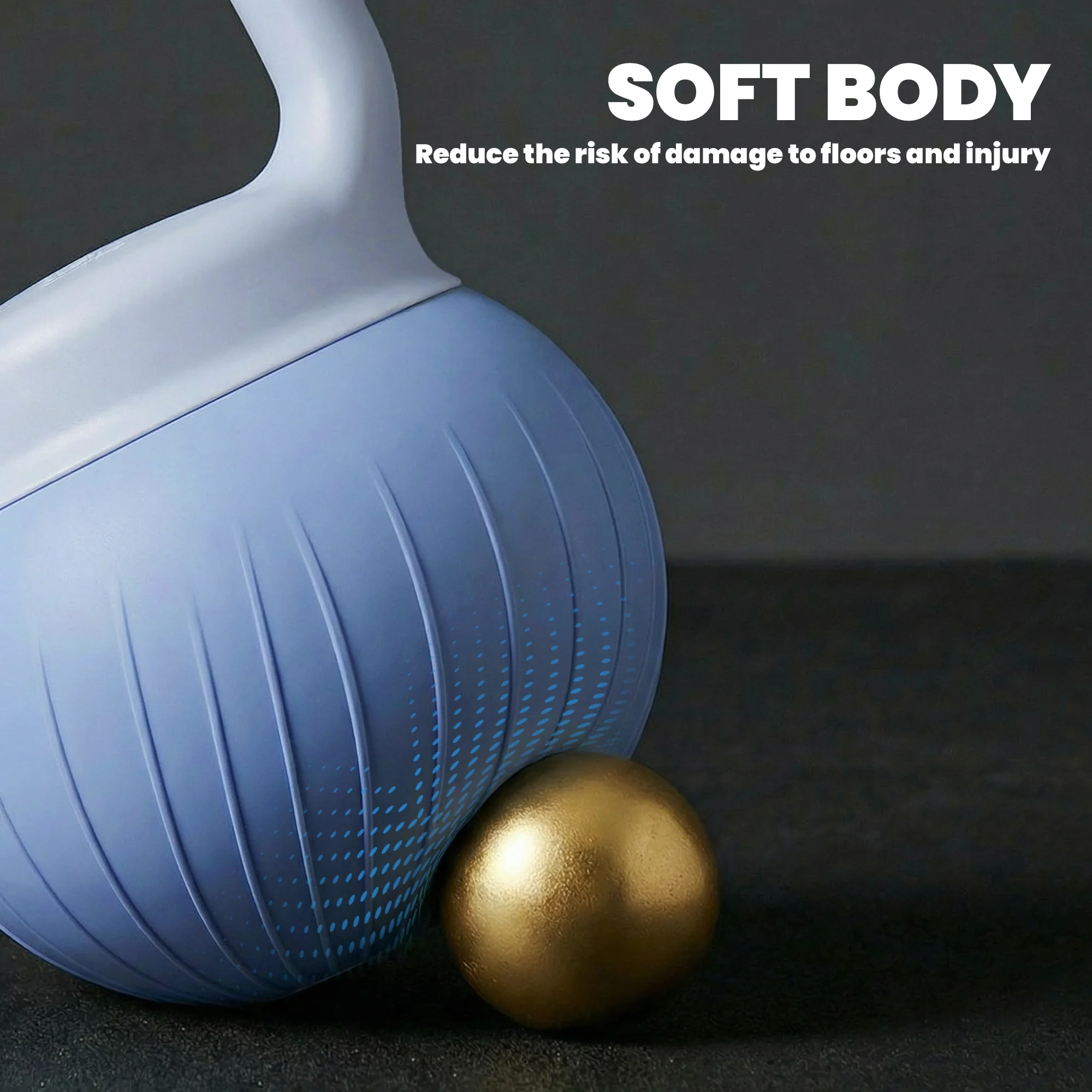 SPORTNOW Soft Kettlebell, 10kg Kettle Bell with Anti-Slip Grip for Home Gym - Image 4