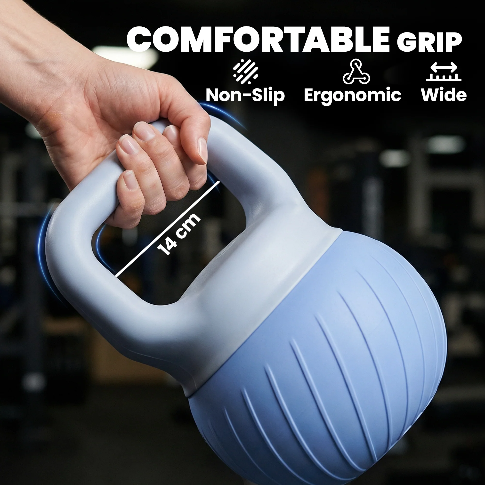 SPORTNOW Soft Kettlebell, 10kg Kettle Bell with Anti-Slip Grip for Home Gym - Image 5