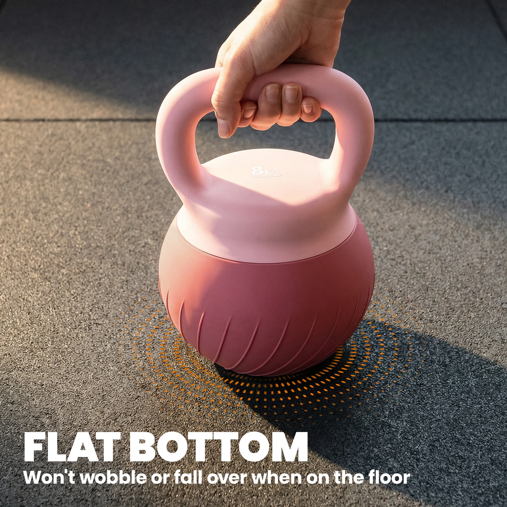 SPORTNOW Soft Kettlebell, 8kg Kettle Bell with Anti-Slip Grip for Home Gym - Image 6
