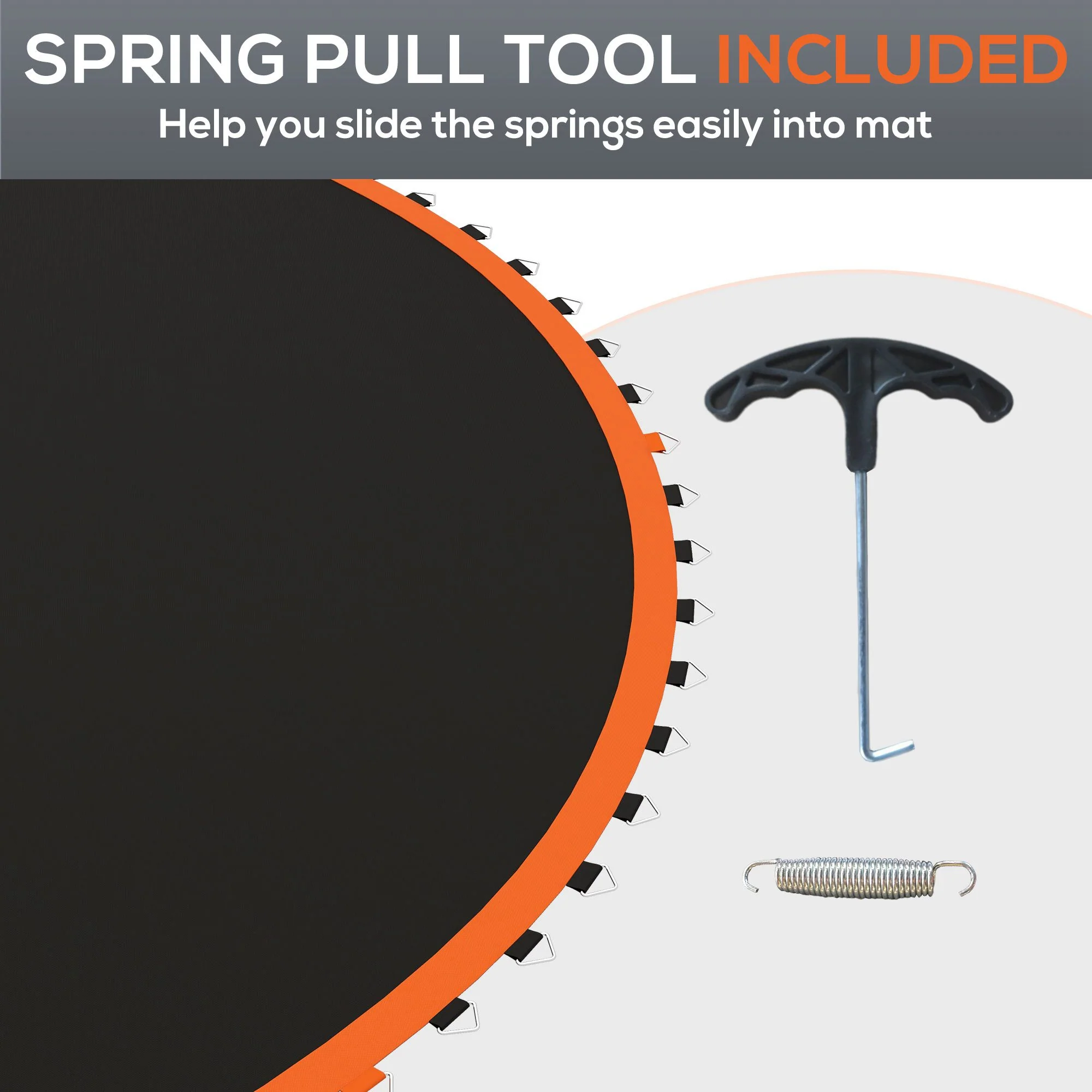 SPORTNOW Trampoline Mat With 72 V-Hooks, For 12ft Trampoline - Image 24