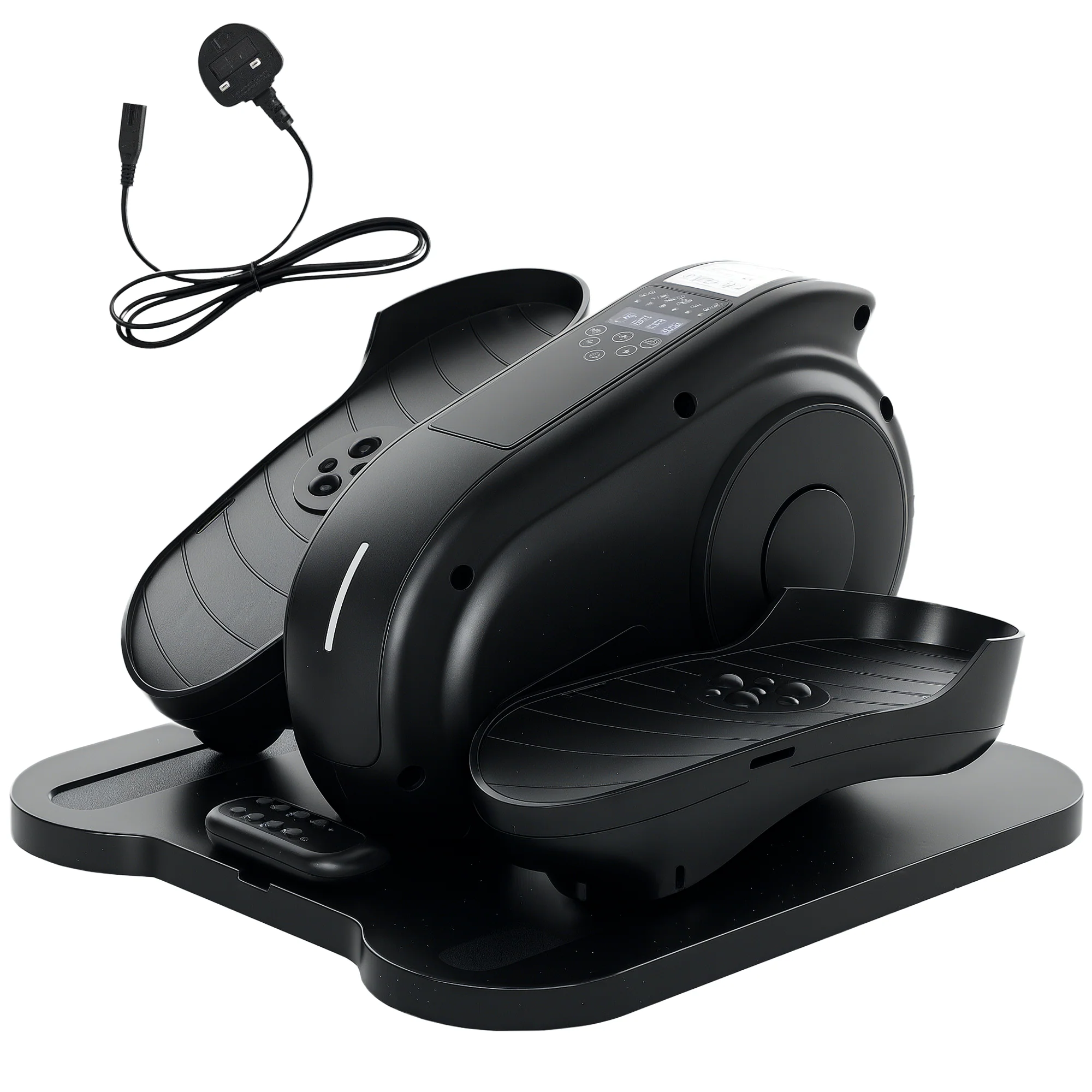 SPORTNOW Under Desk Elliptical Machine Pedal Exerciser w/ 10 Speeds