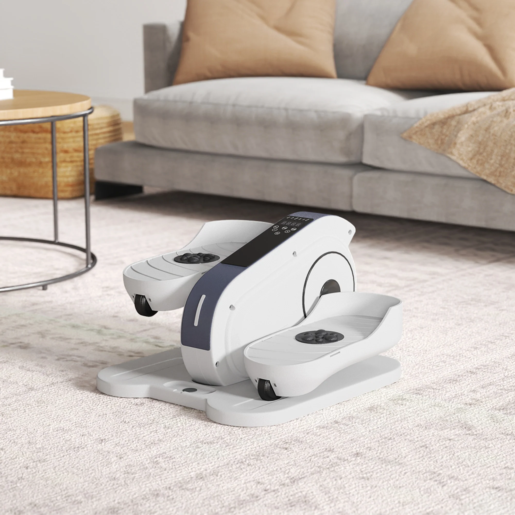 SPORTNOW Under Desk Elliptical Machine Pedal Exerciser w/ 10 Speeds - Image 11