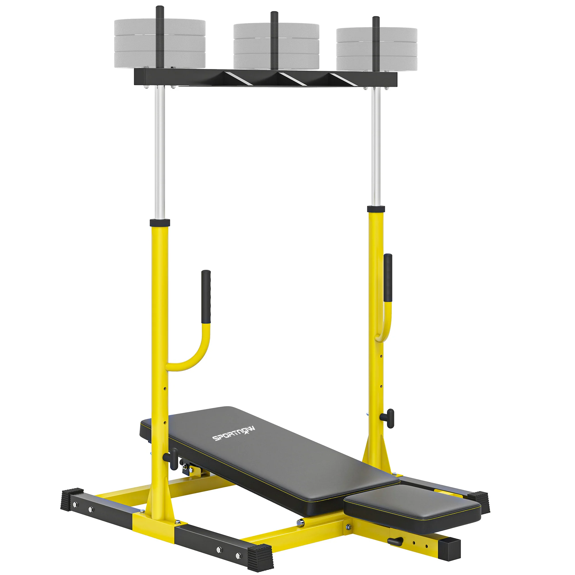 SPORTNOW Vertical Leg Press Machine, Leg Extension Machine, 300 kg Capacity