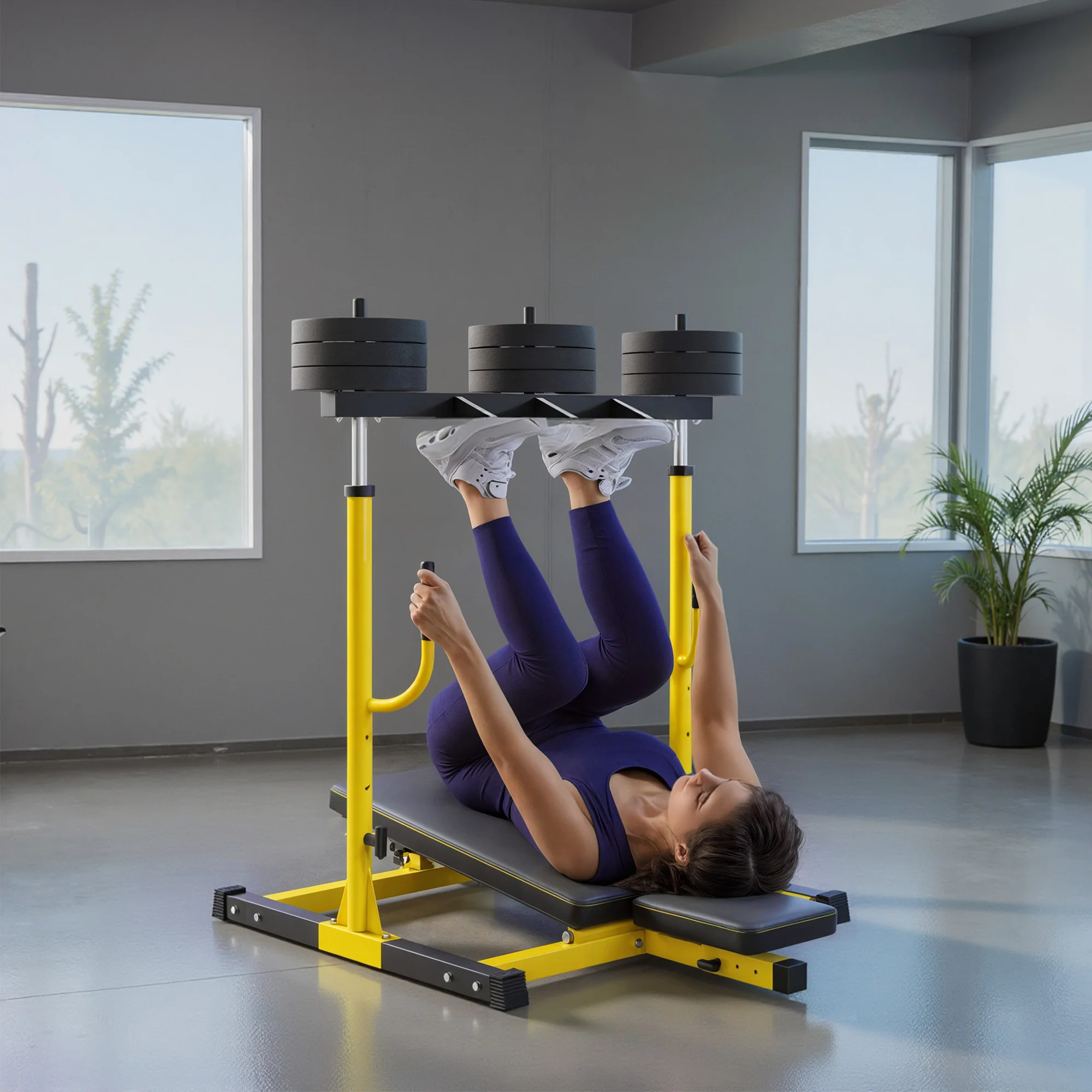 SPORTNOW Vertical Leg Press Machine, Leg Extension Machine, 300 kg Capacity - Image 2
