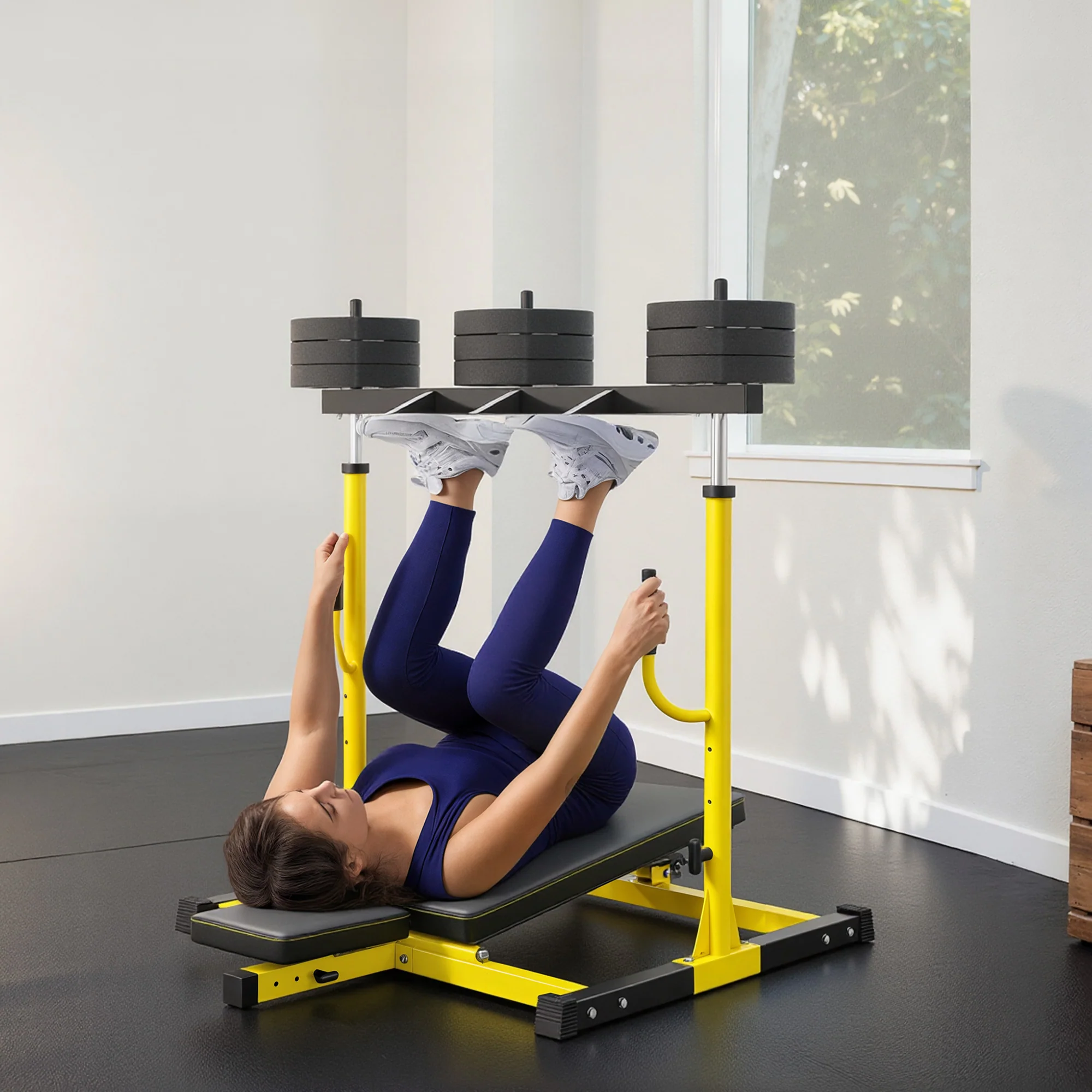 SPORTNOW Vertical Leg Press Machine, Leg Extension Machine, 300 kg Capacity - Image 9