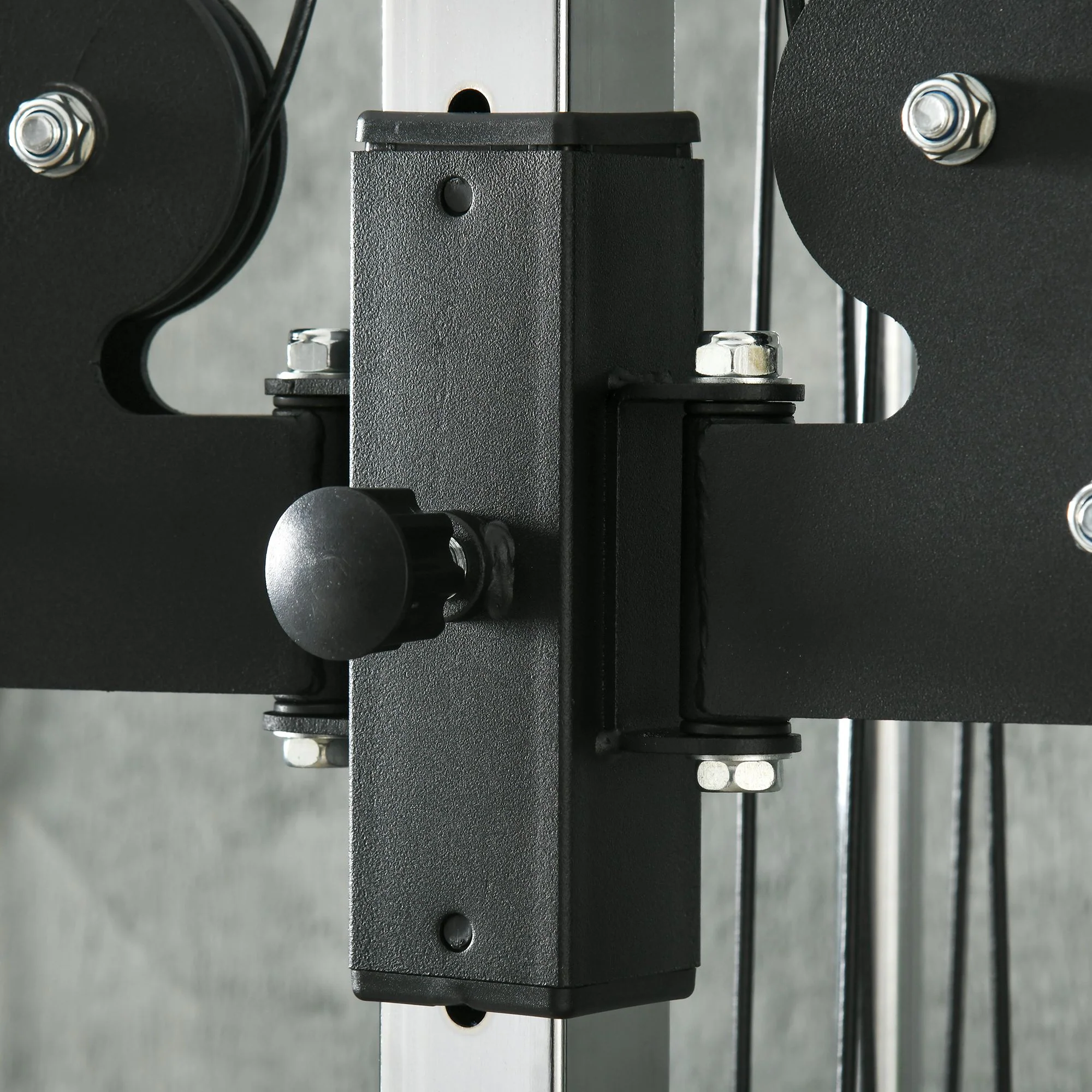 SPORTNOW Wall Mount Cable Station with 15 Positions Adjustable Dual Pulleys - Image 8