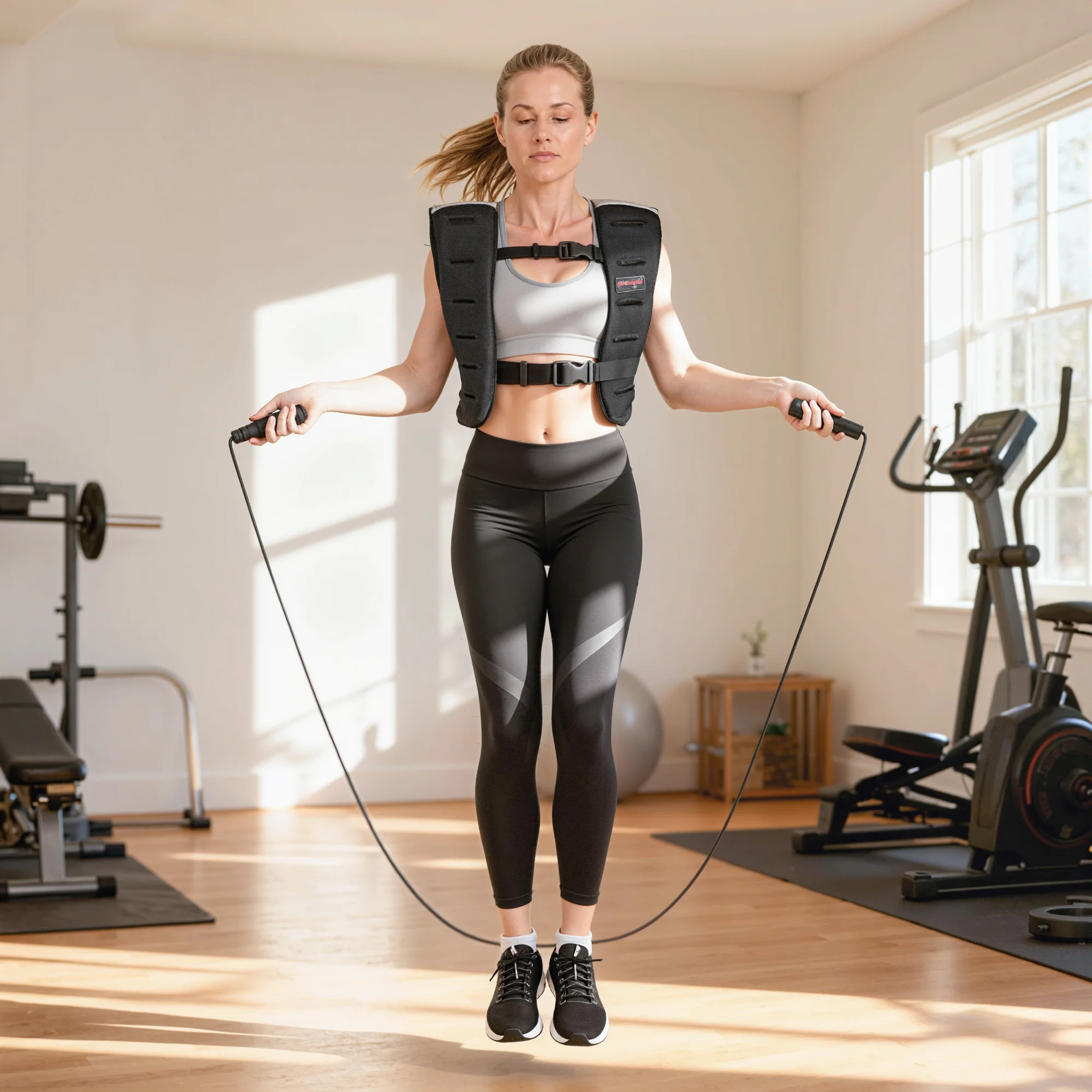 SPORTNOW Weighted Vest With Adjustable Straps And Reflective Strips - Image 27