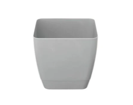 Square Indoor Pot - 22cm Grey