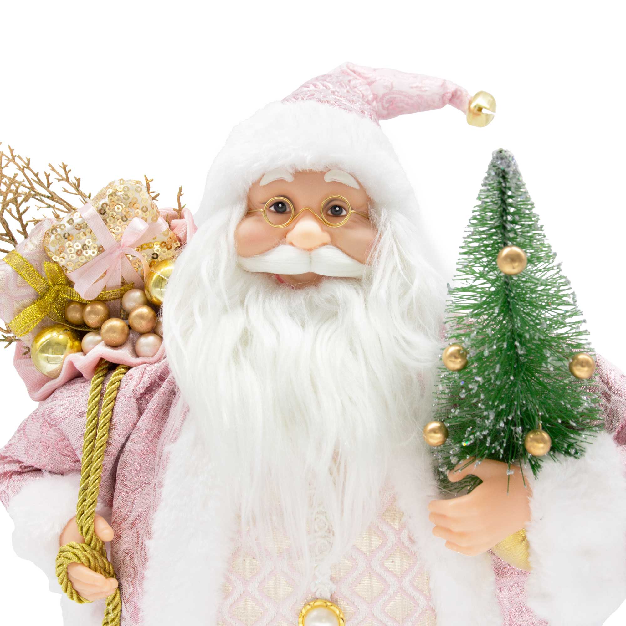 Standing Santa Small - Pink - Image 2