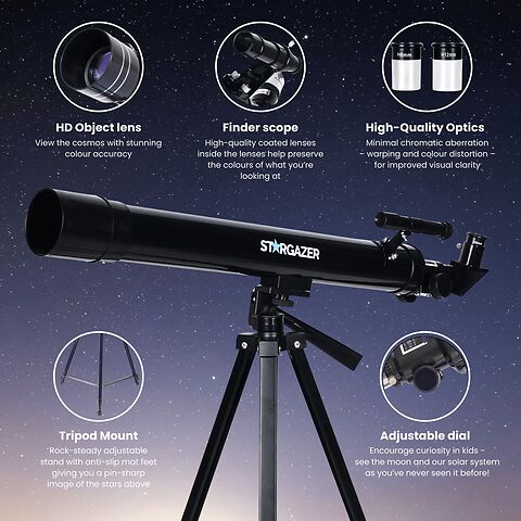 Stargazer Telescope for Astronomy Kids Children Adults Beginners - Portable Telescopes - Image 6