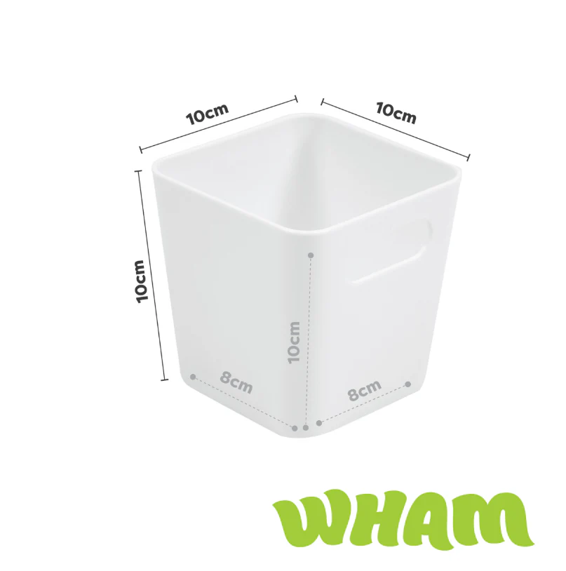 Small Studio Basket Square Ice White - Image 5