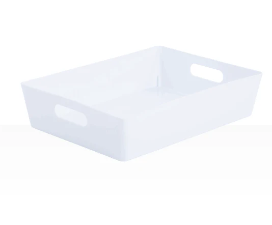 Studio Basket Rectangular 6L White - Image 2