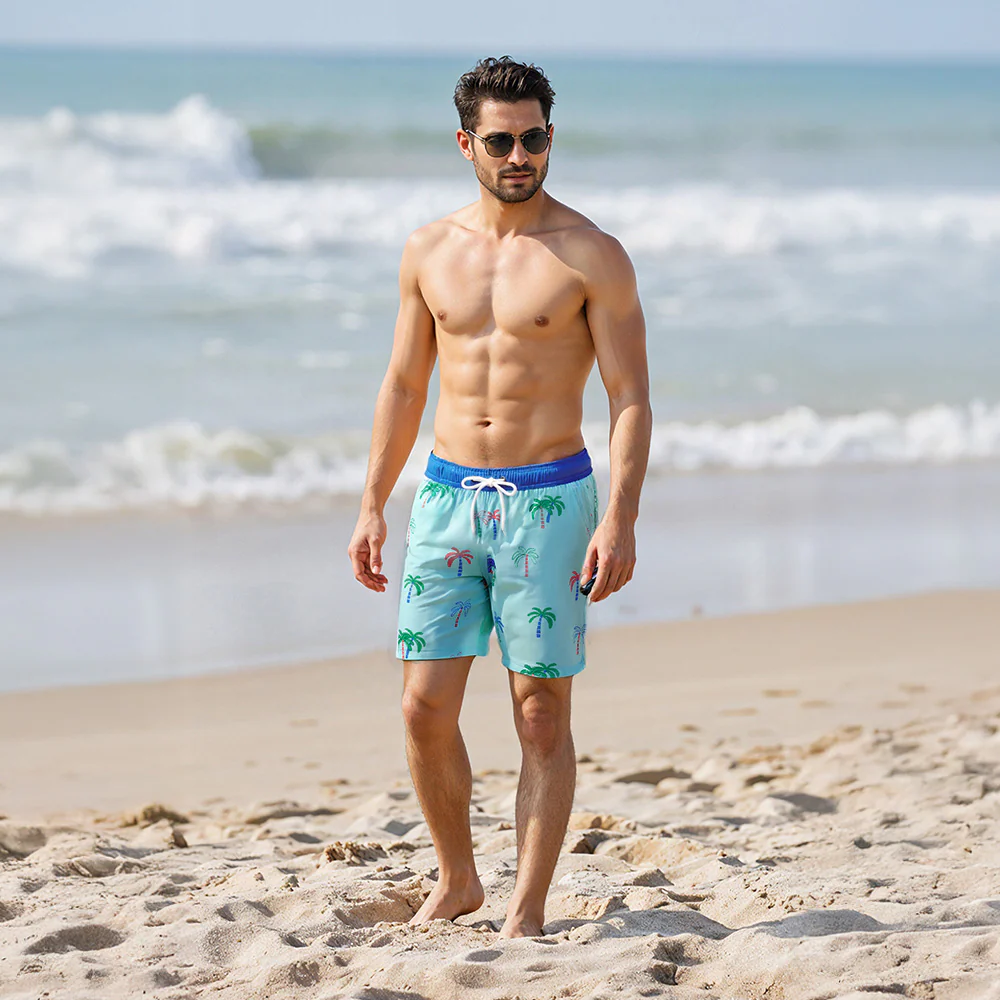 Summer Drawstring Beach Shorts