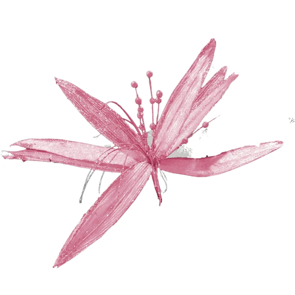 Christmas Sparkle Super Flower Decoration Glitter 45cm - Image 3