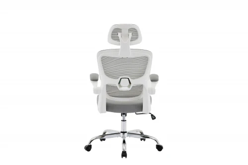 Supreme Mesh Grey/White Office Chair - Image 4
