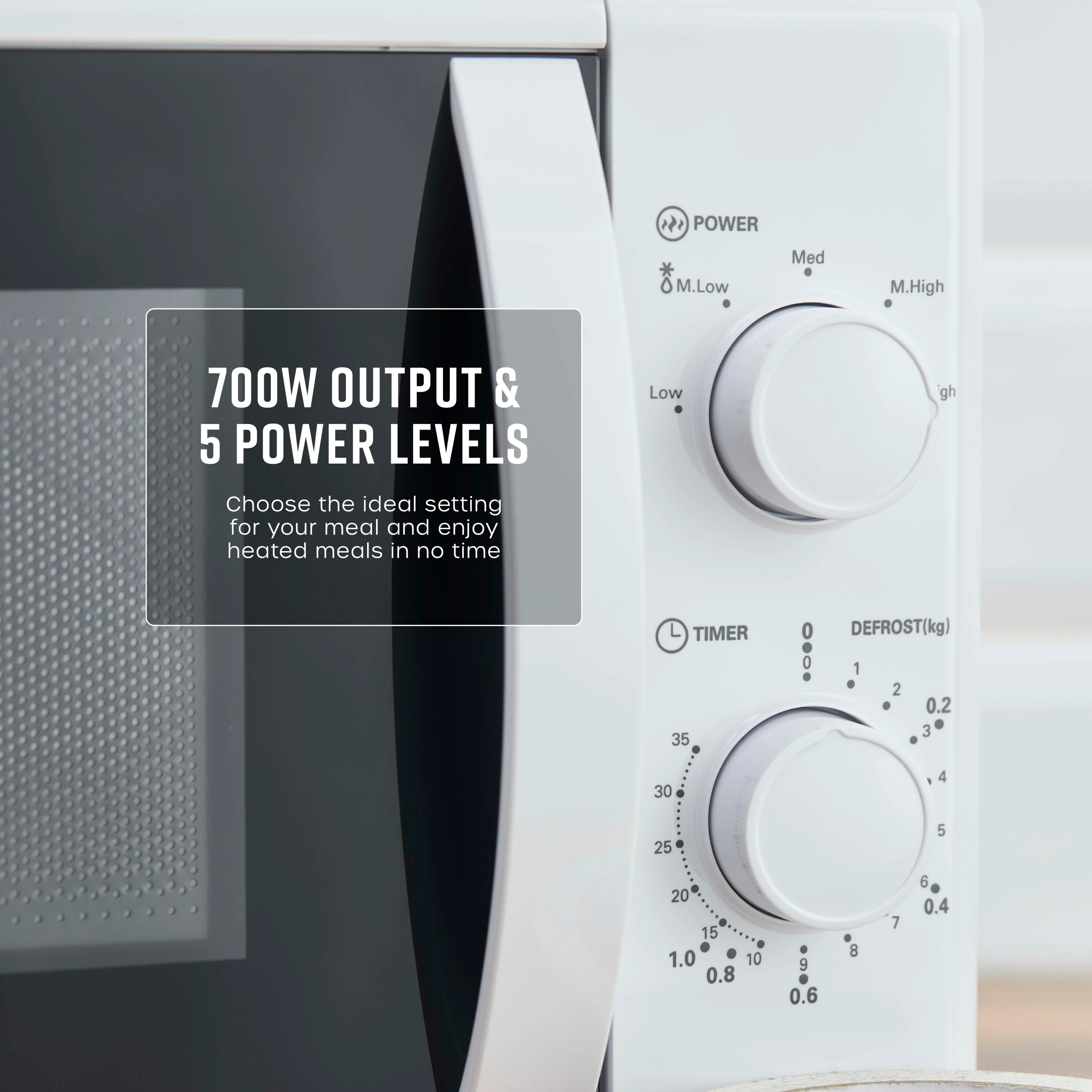 Swan 20L 700W Manual Microwave - Image 7