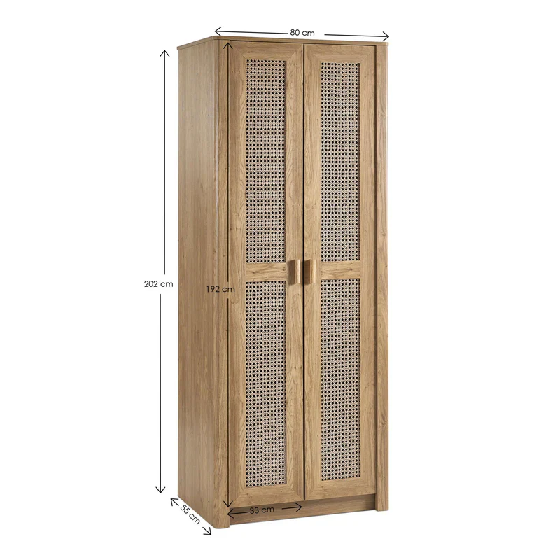 Sydney 2 Door Wardrobe - Image 3