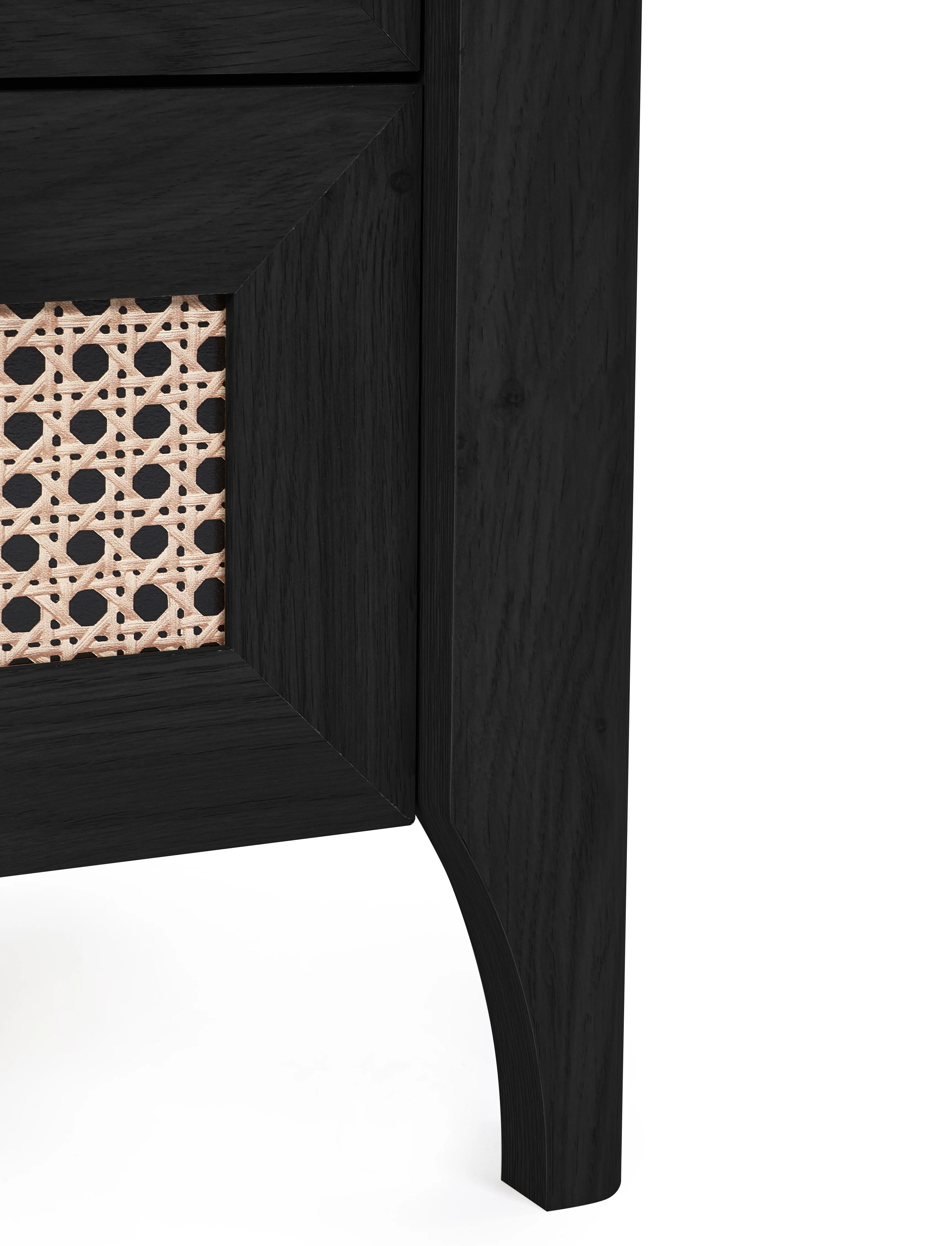 Sydney 2 Drawer Bedside - Black Ash - Image 7