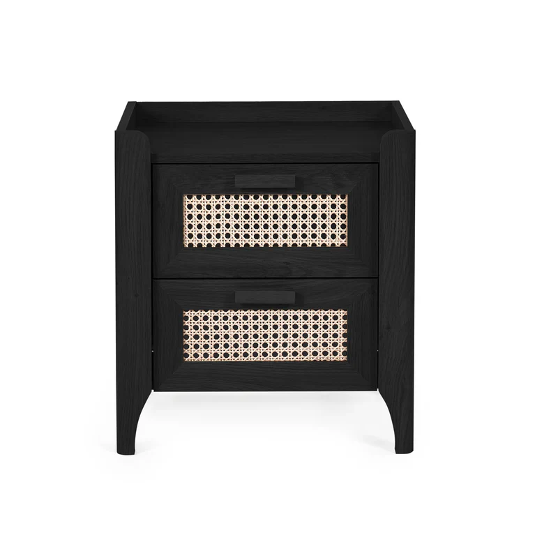 Sydney 2 Drawer Bedside - Black Ash - Image 8