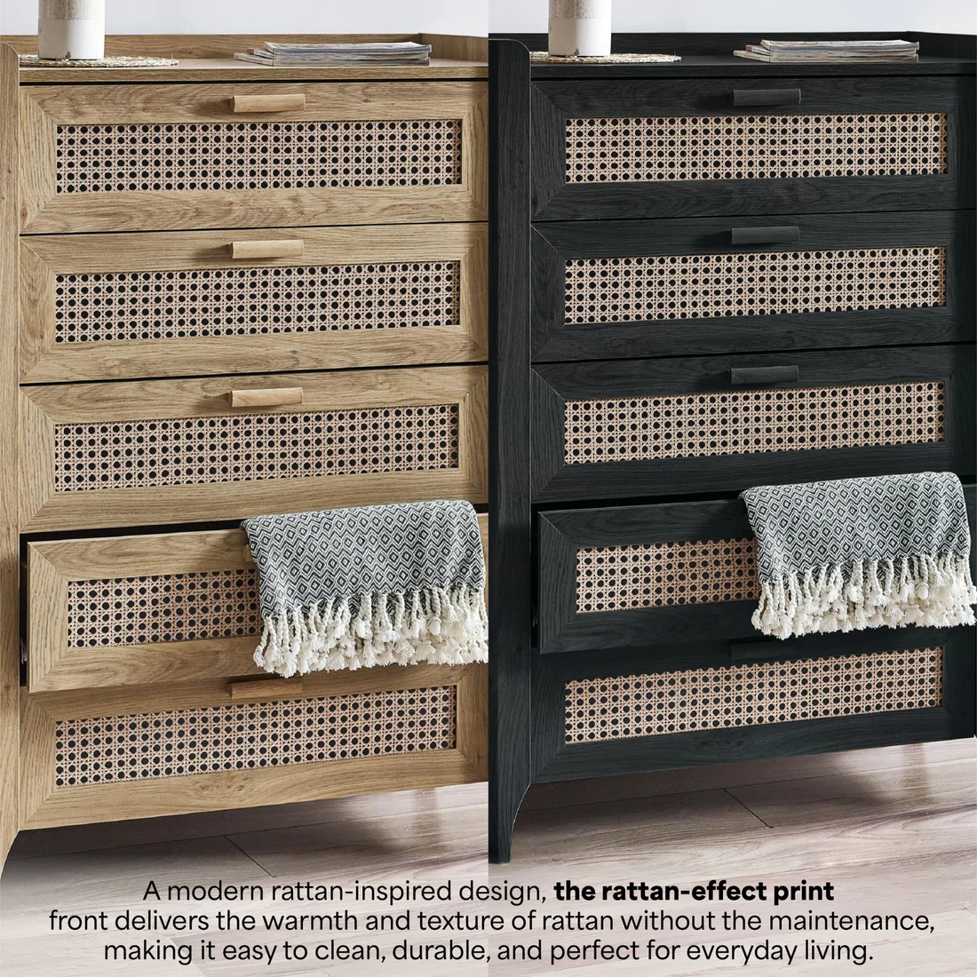 Sydney 5 Drawer Chest - Image 4