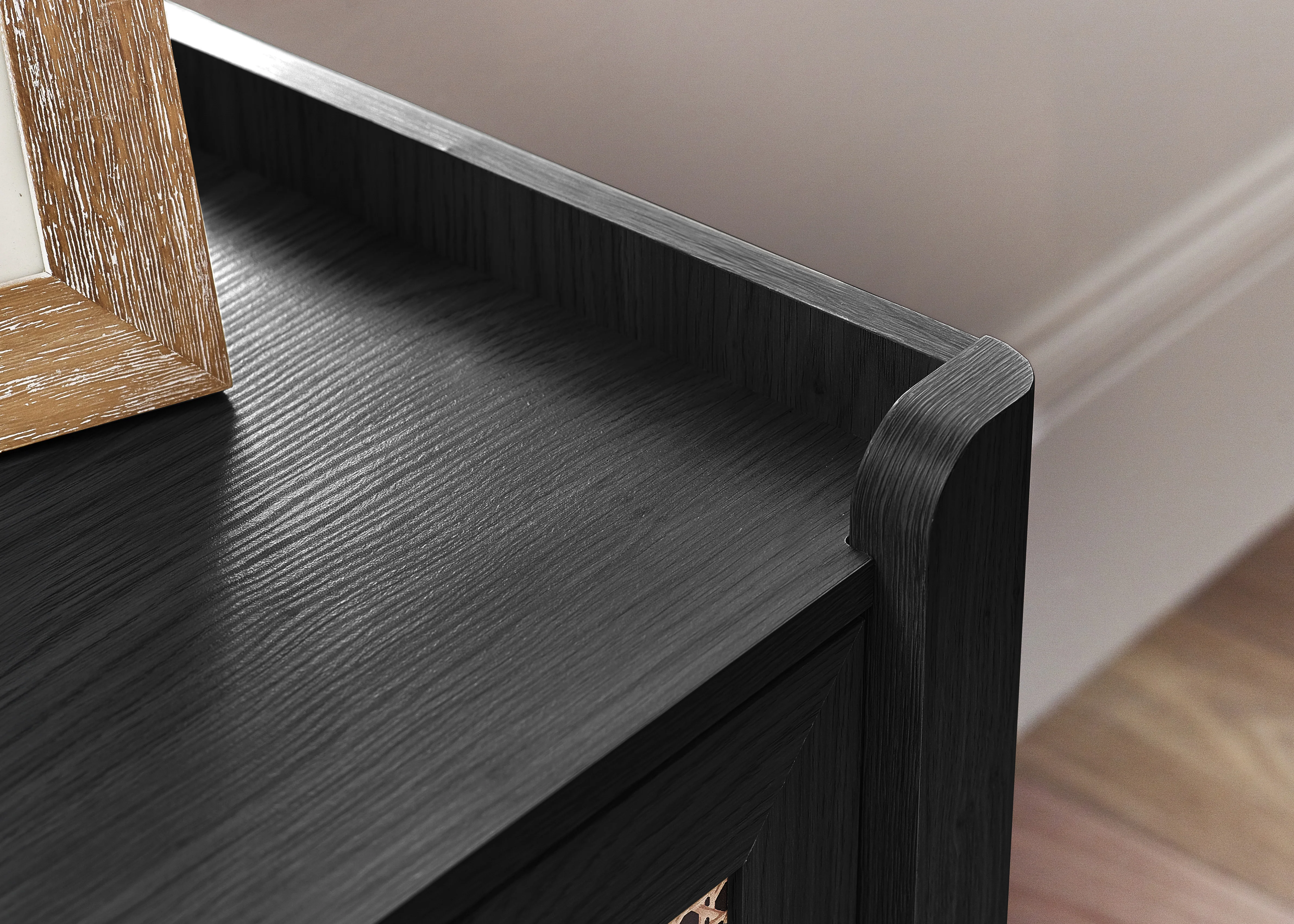 Sydney 6 Drawer Wide Chest - Black Ash - Image 3