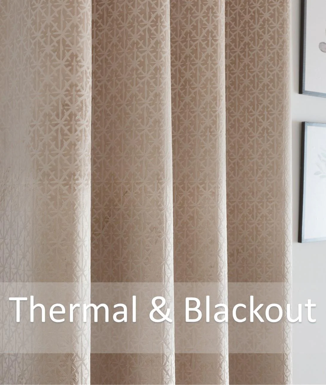 Temple Velvet Ring Top Blackout Curtains