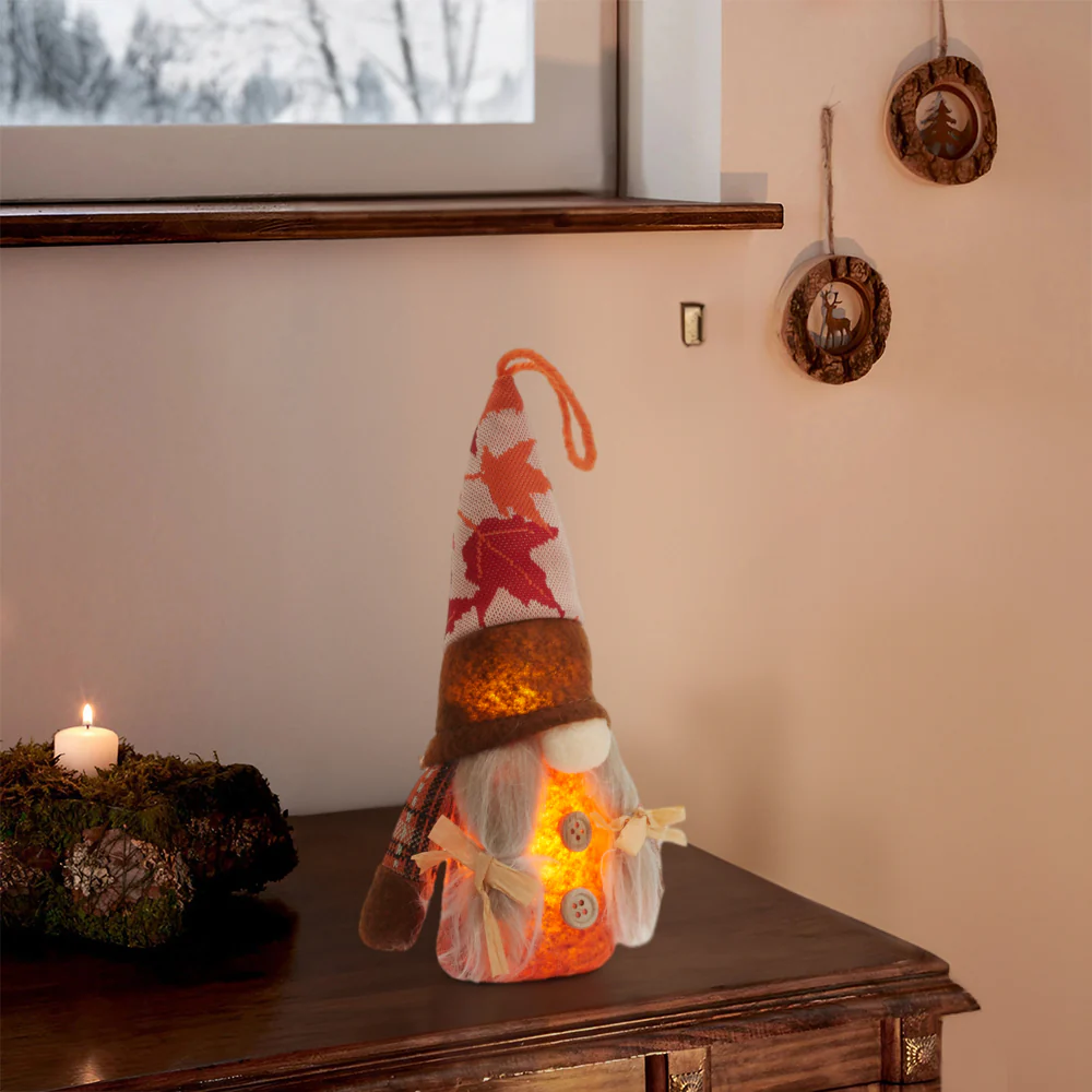 Thanksgiving Autumn Leaf Gnome Doll - Image 2
