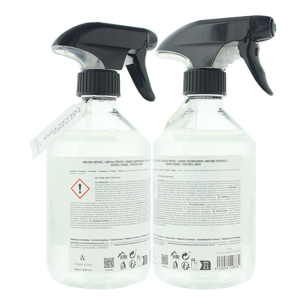 The Olphactory Cedar & Oud Laundry Spray 500ml - Image 2