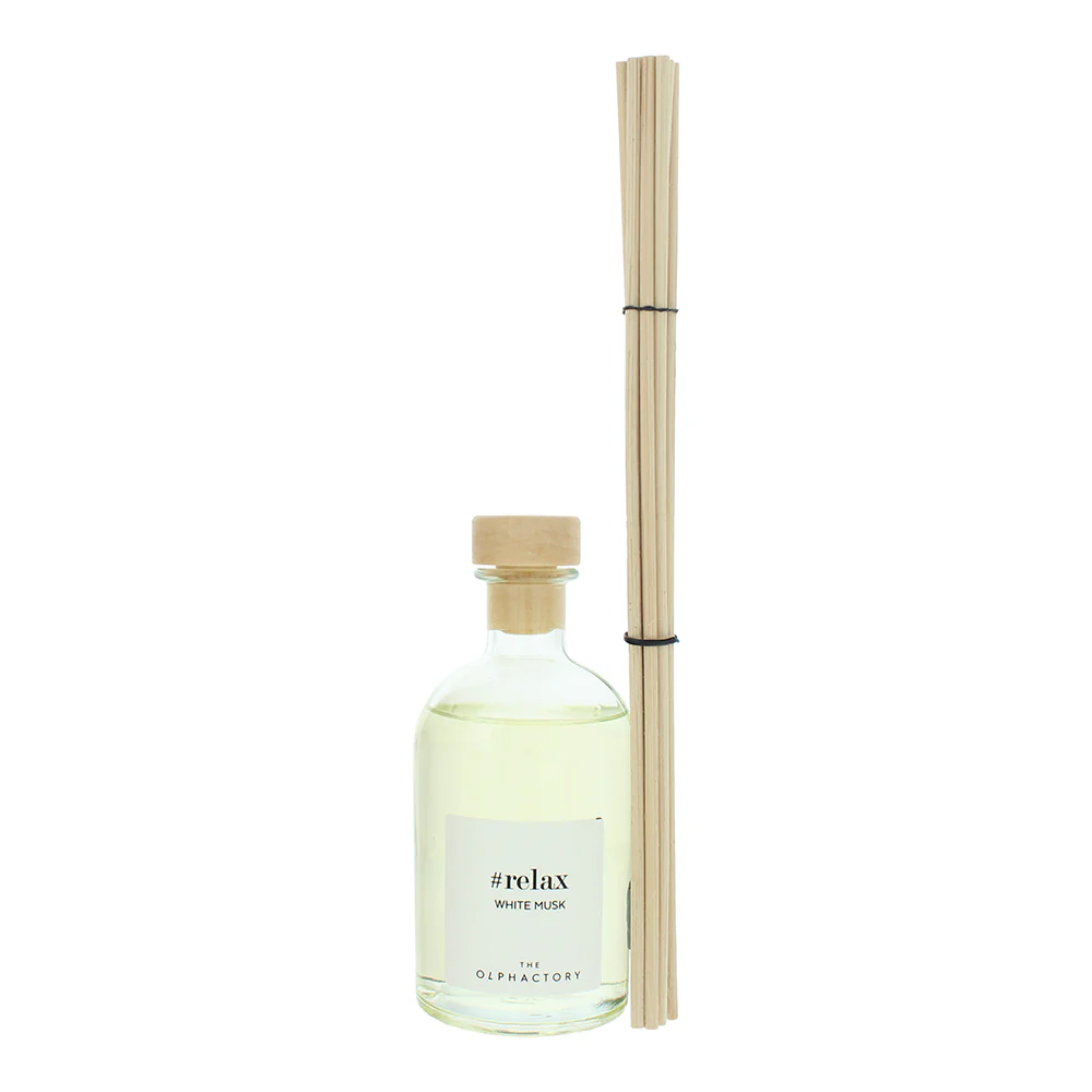 The Olphactory Relax White Musk Reed Diffuser 250ml - Image 2