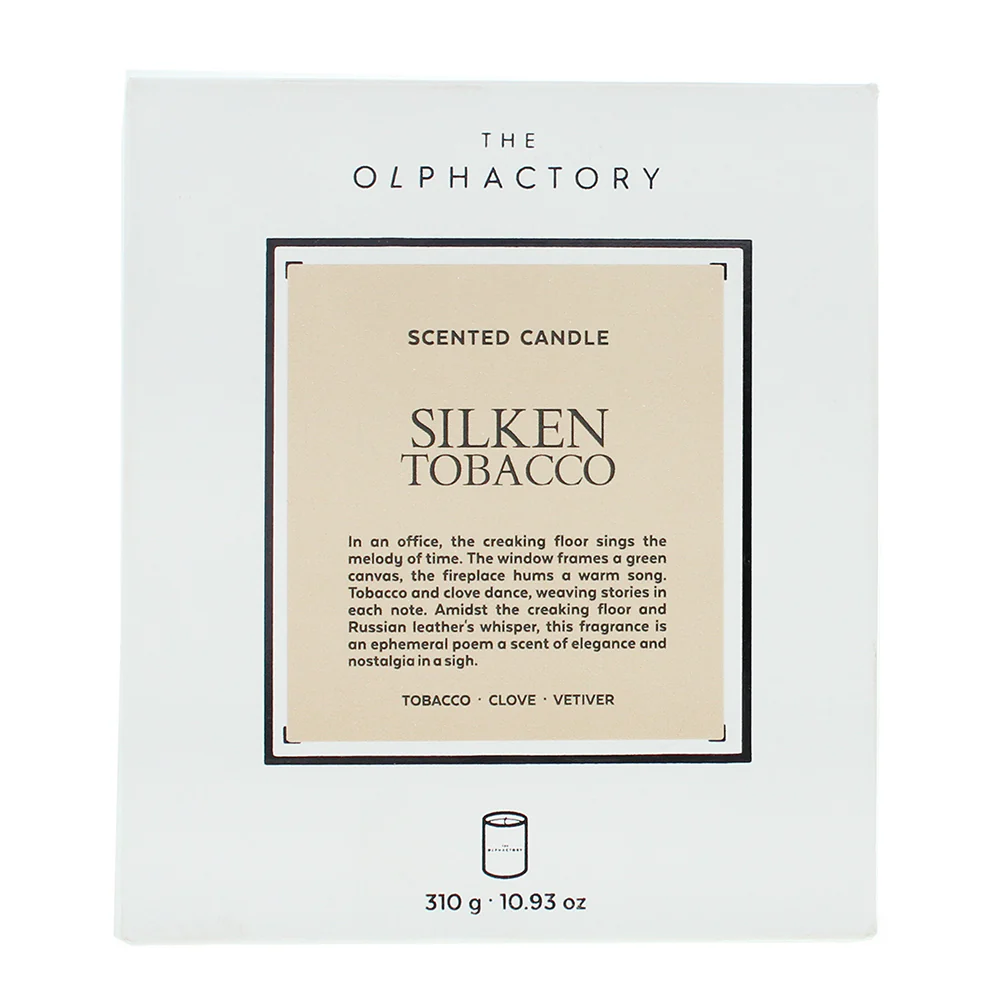The Olphactory Silken Tobacco Scented Candle 310g - Image 3