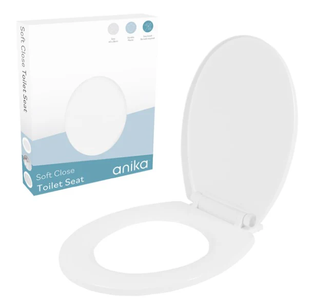 Toilet Seat Soft Close - White