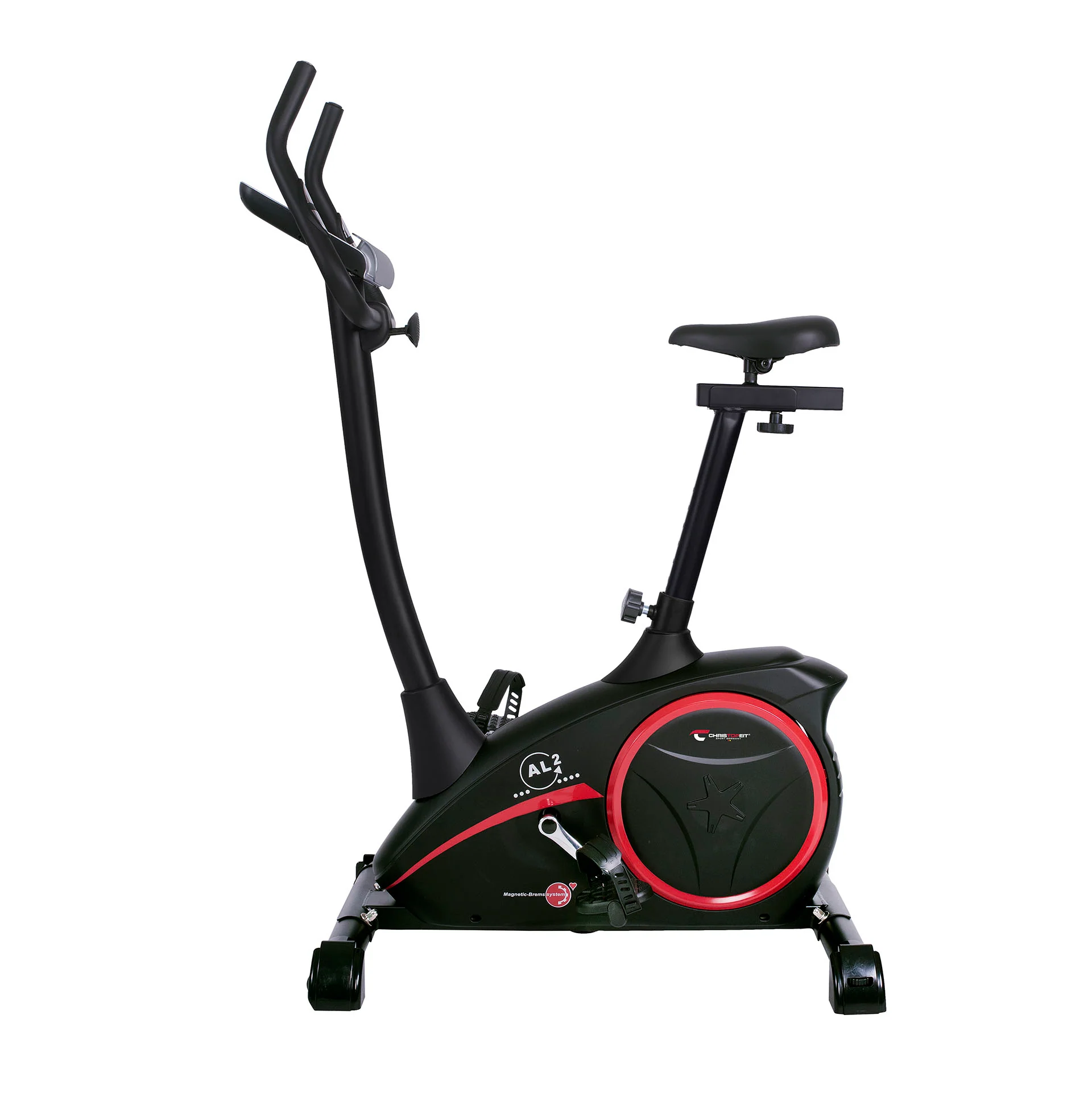TopSports Exercise Bike Ergometer AL 2 Black Edition - Image 2