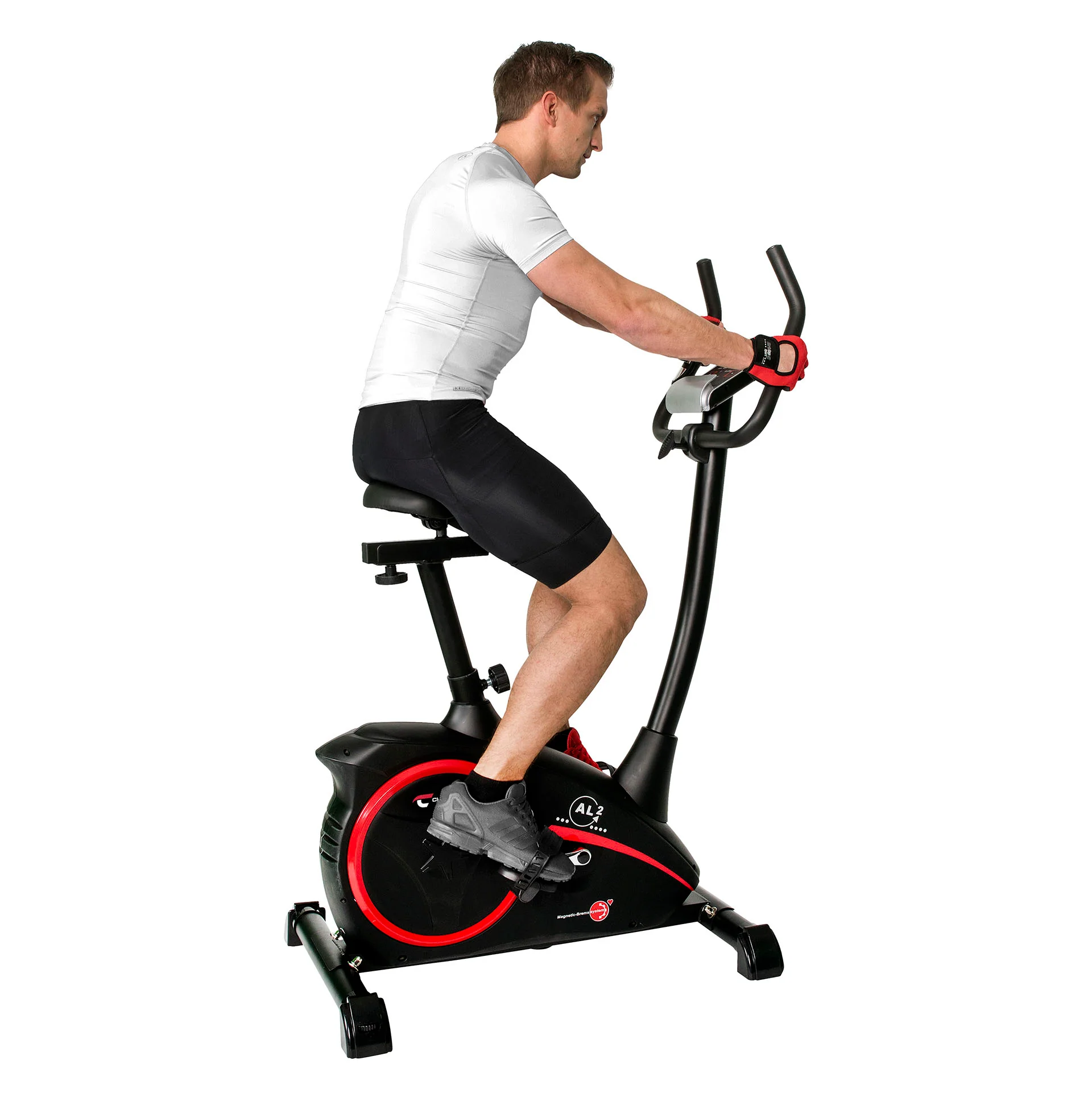 TopSports Exercise Bike Ergometer AL 2 Black Edition - Image 3