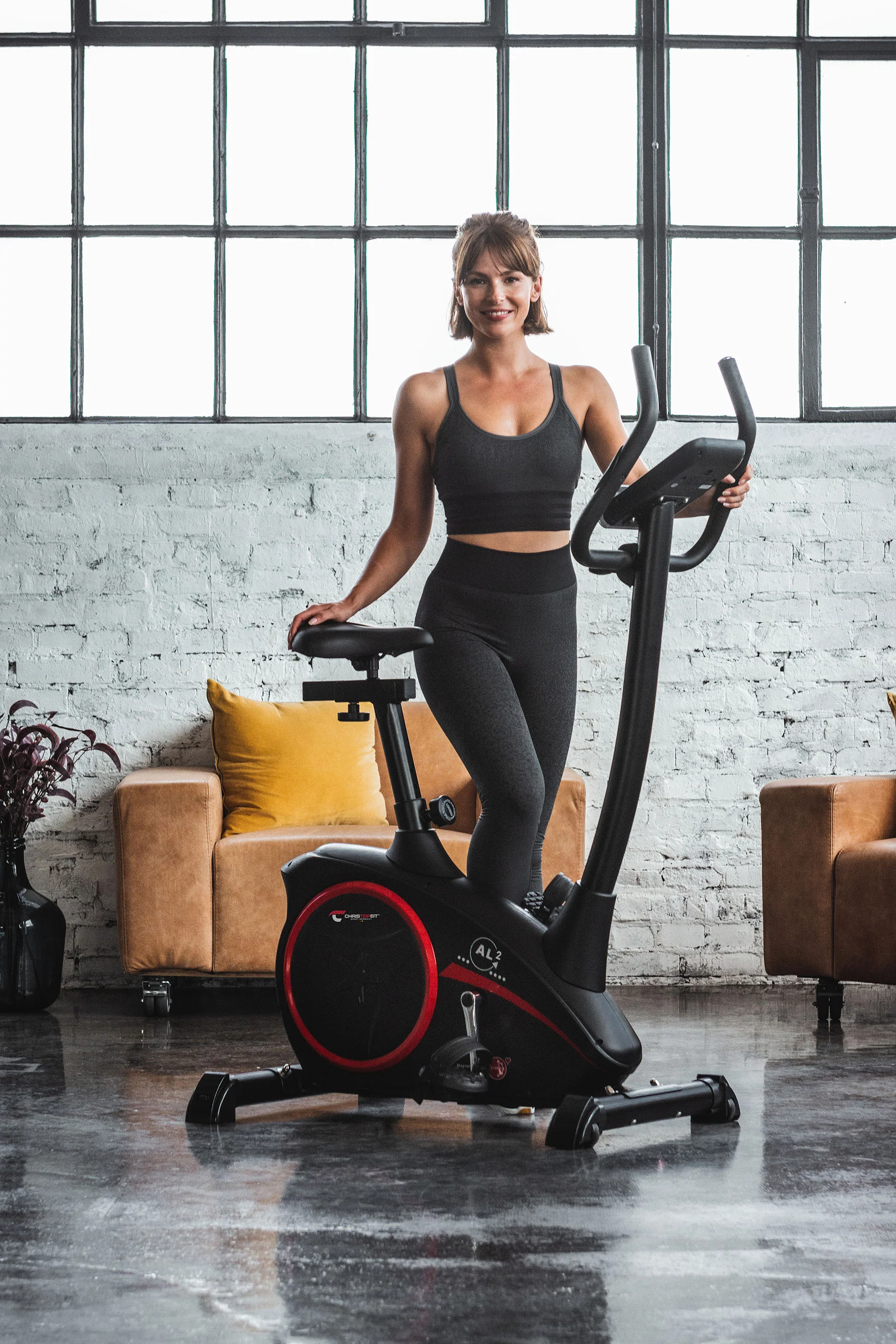 TopSports Exercise Bike Ergometer AL 2 Black Edition - Image 5