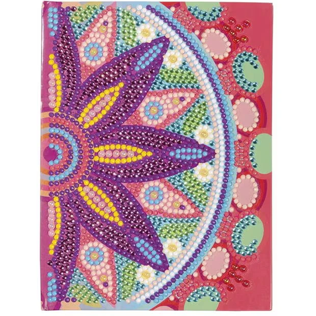 Totum Diamond Paint Notebook Flower Madala Pink - Image 2