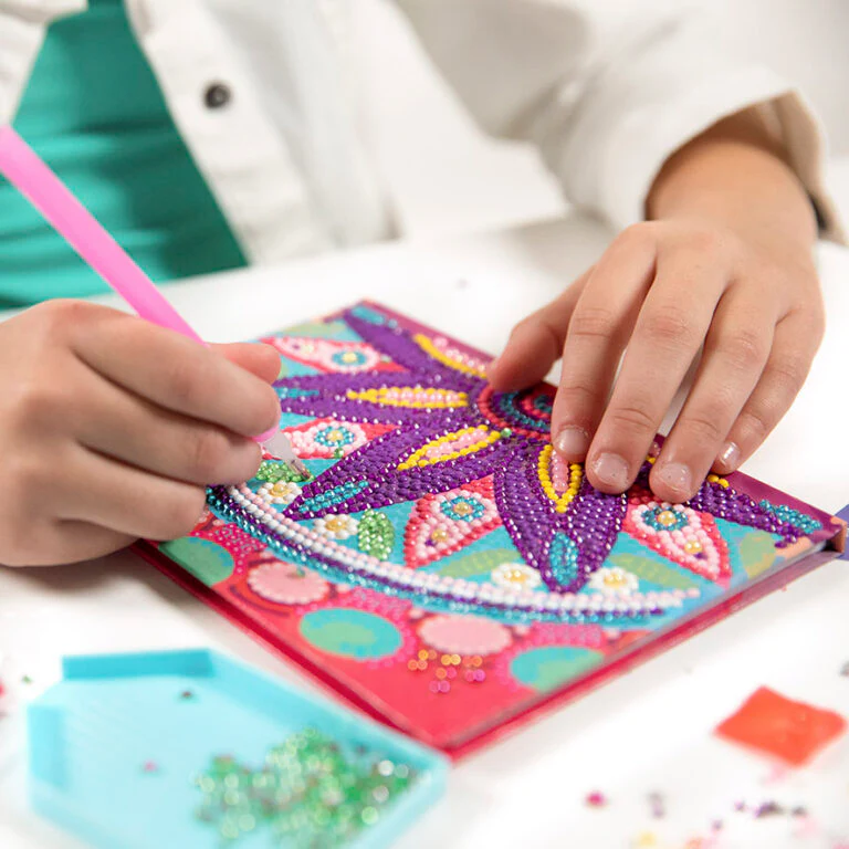 Totum Diamond Paint Notebook Flower Madala Pink - Image 5