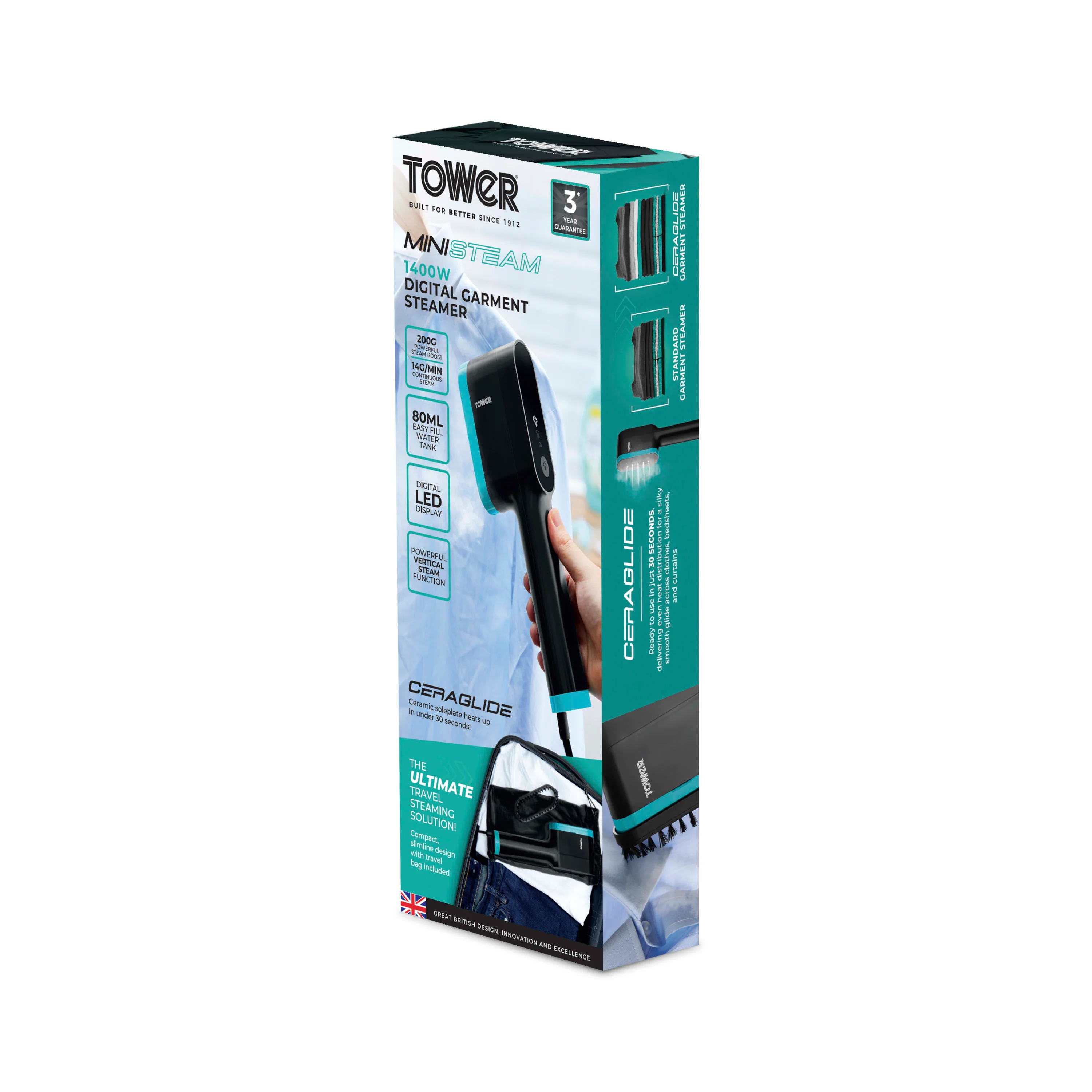 Tower 1400W Digital Garment Steamer - Image 9