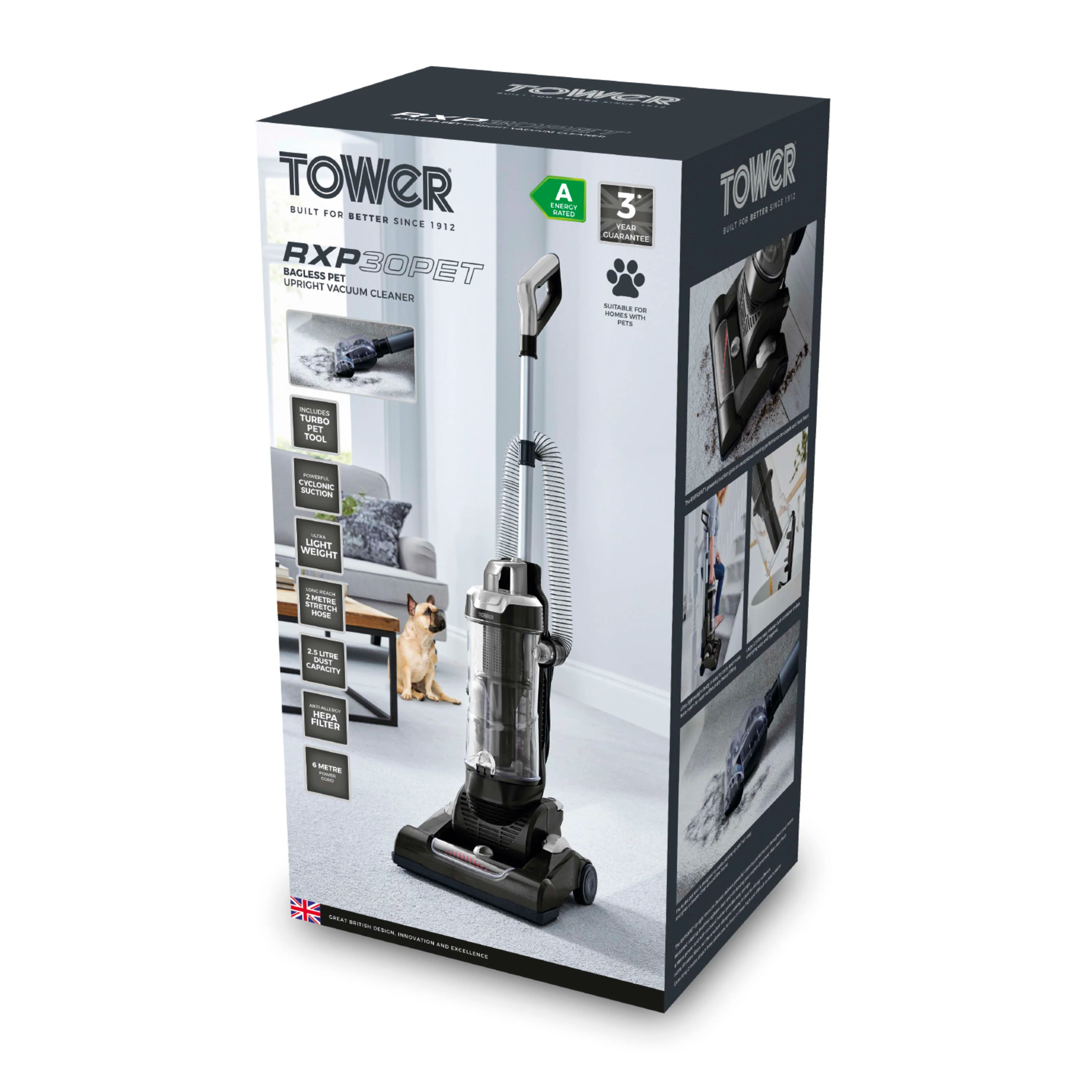 Tower TXP30 Bagless Pet Upright - Image 10