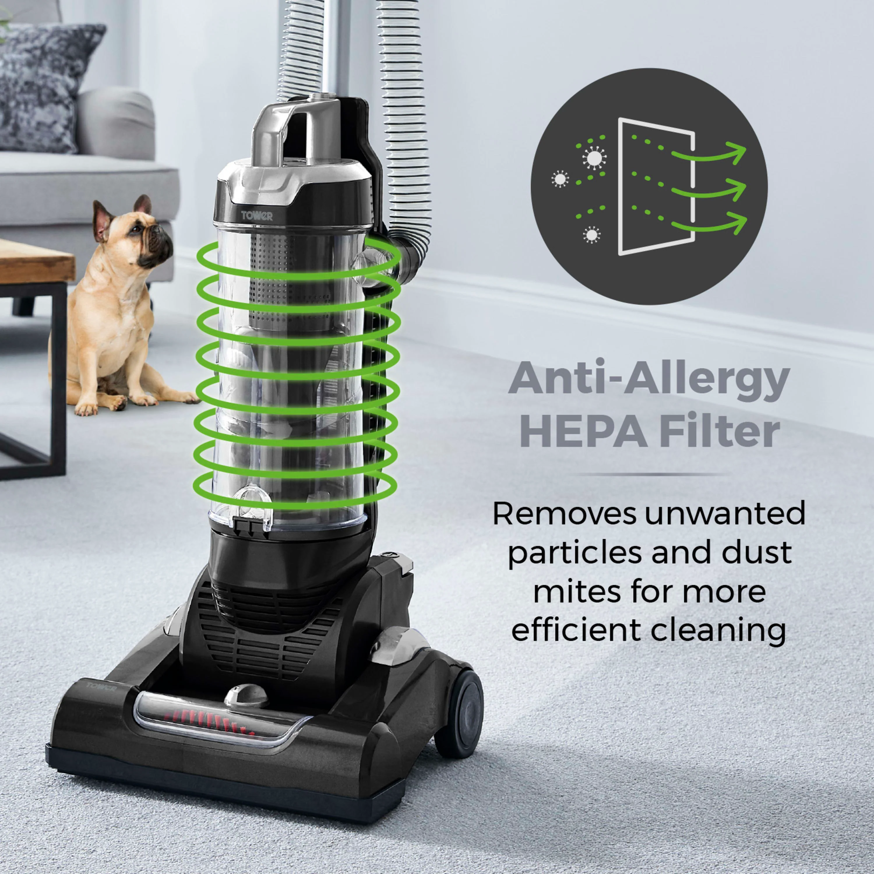 Tower TXP30 Bagless Pet Upright - Image 5