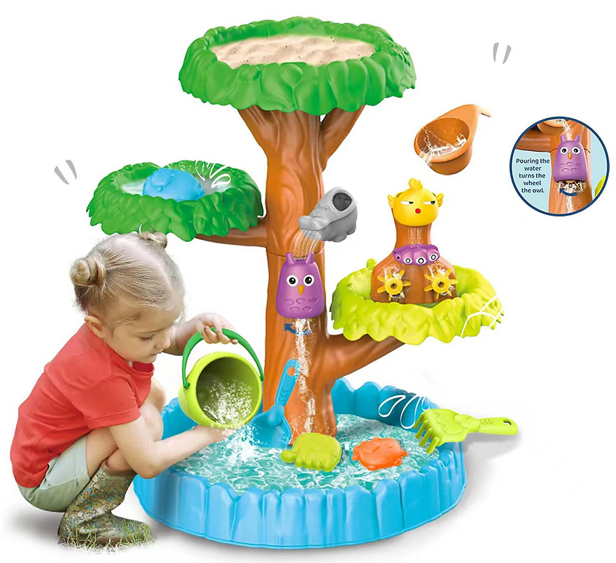 Tree Activity Water And Sand
