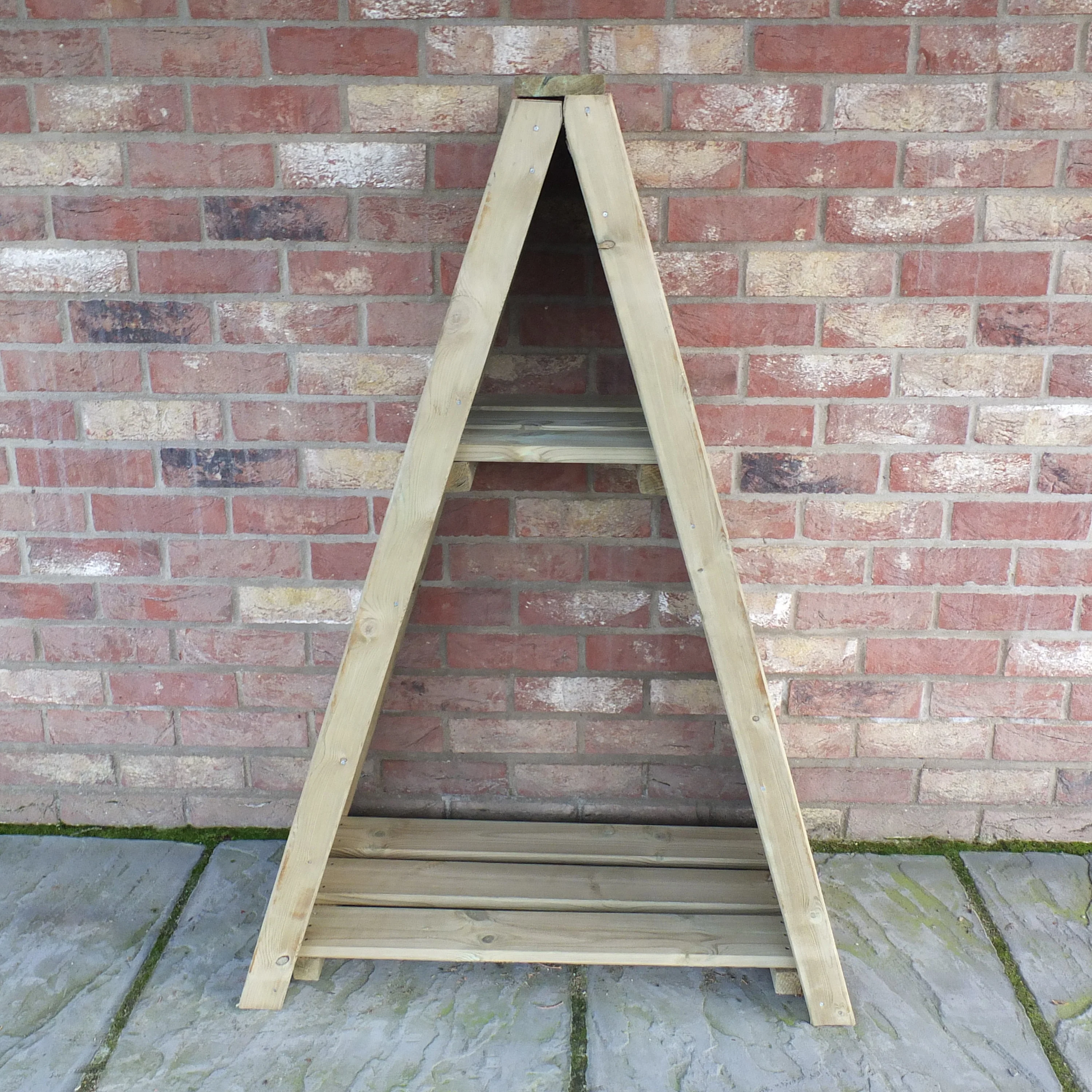 Triangular Pressure Treated Log Store - Image 3