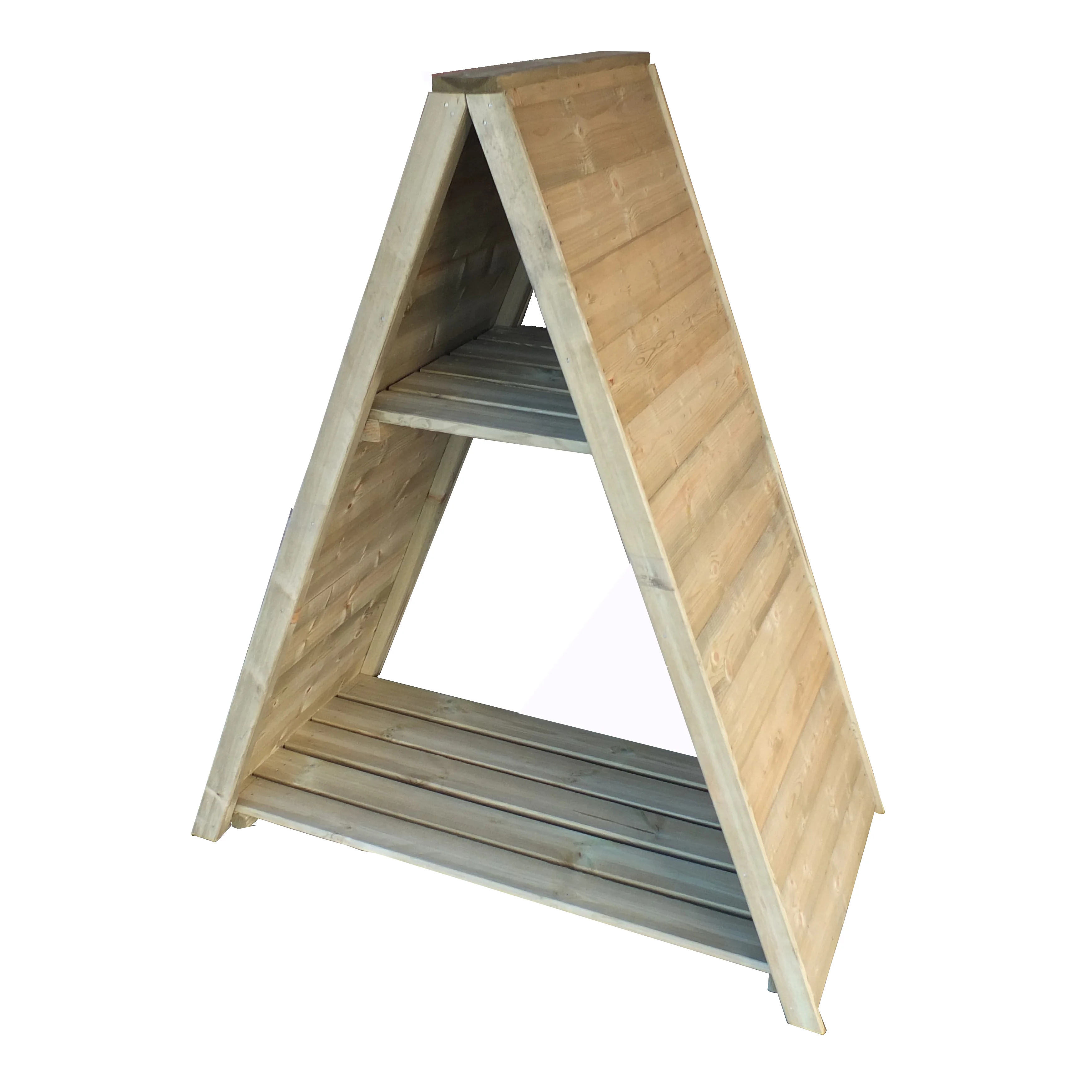 Triangular Pressure Treated Log Store - Image 4