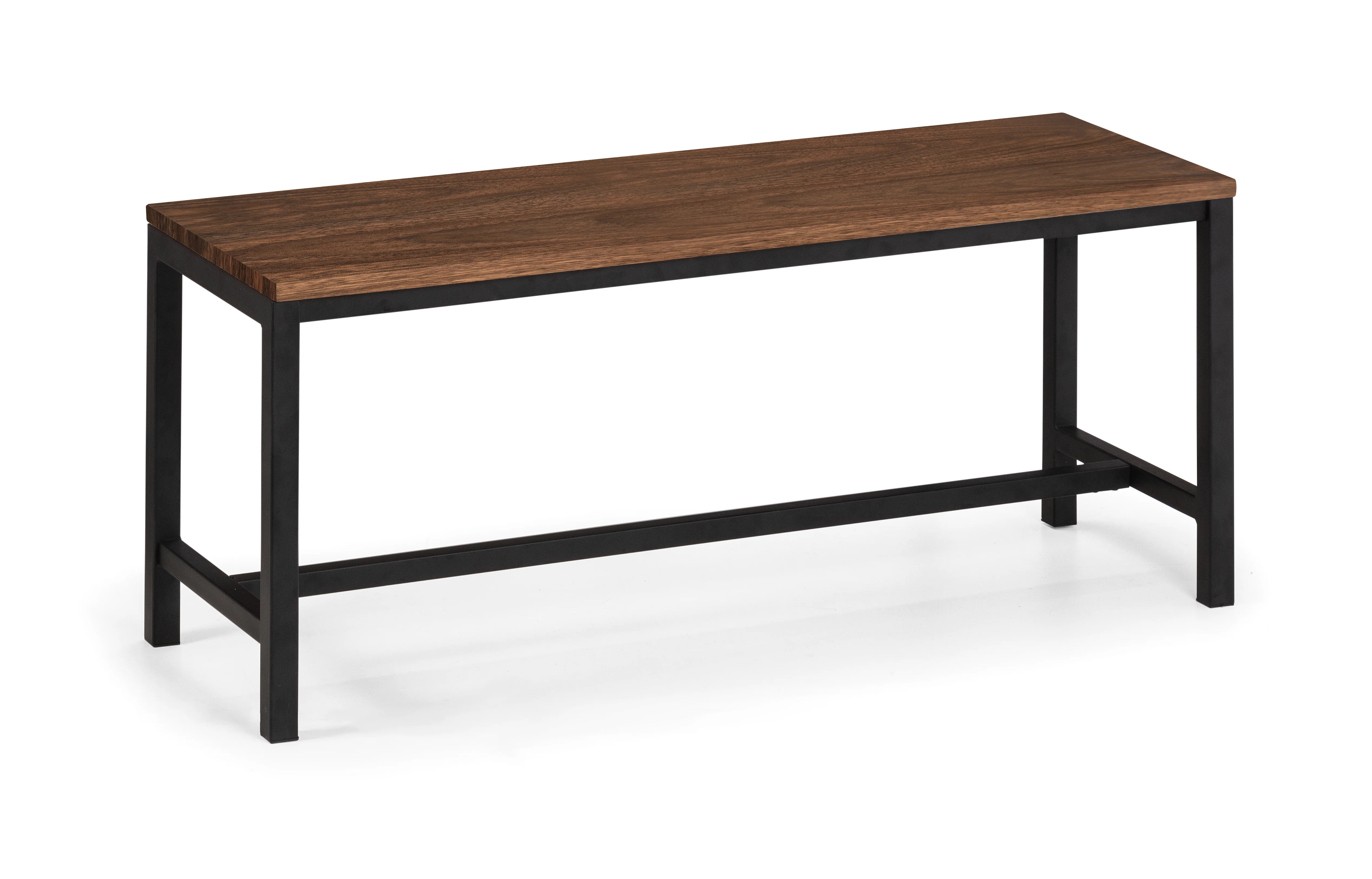 Tribeca Walnut Table and 2 Walnut Tribeca Benches - Image 2