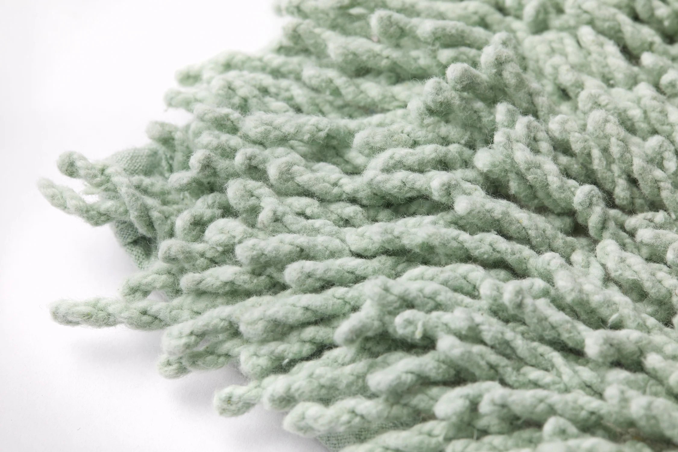 Tumble Twist Pure Cotton 2pc Bath set in Green - Image 2
